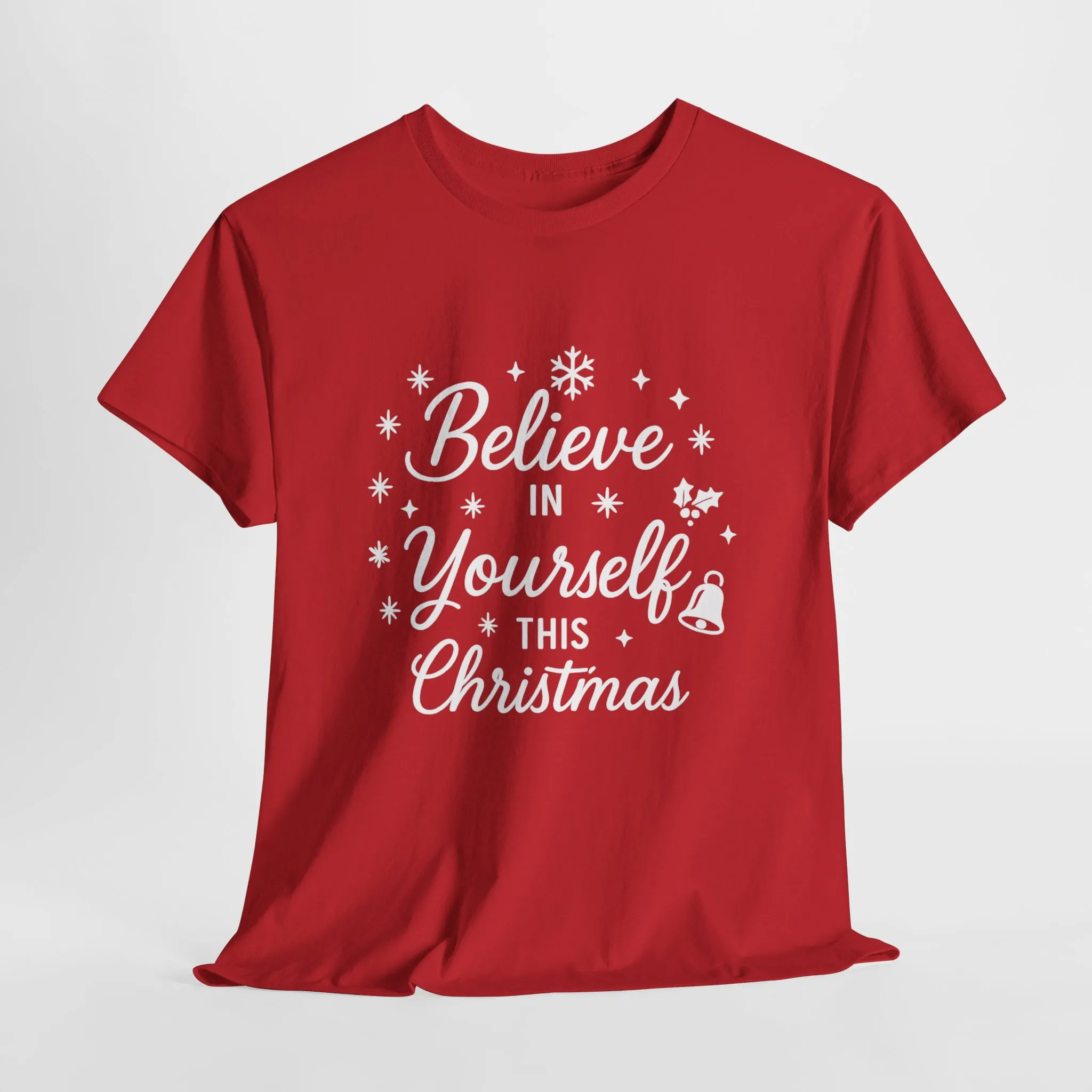Women's Believe in the Magic Christmas Shirt, Santa Hat Holiday Tee for Women - Image 25