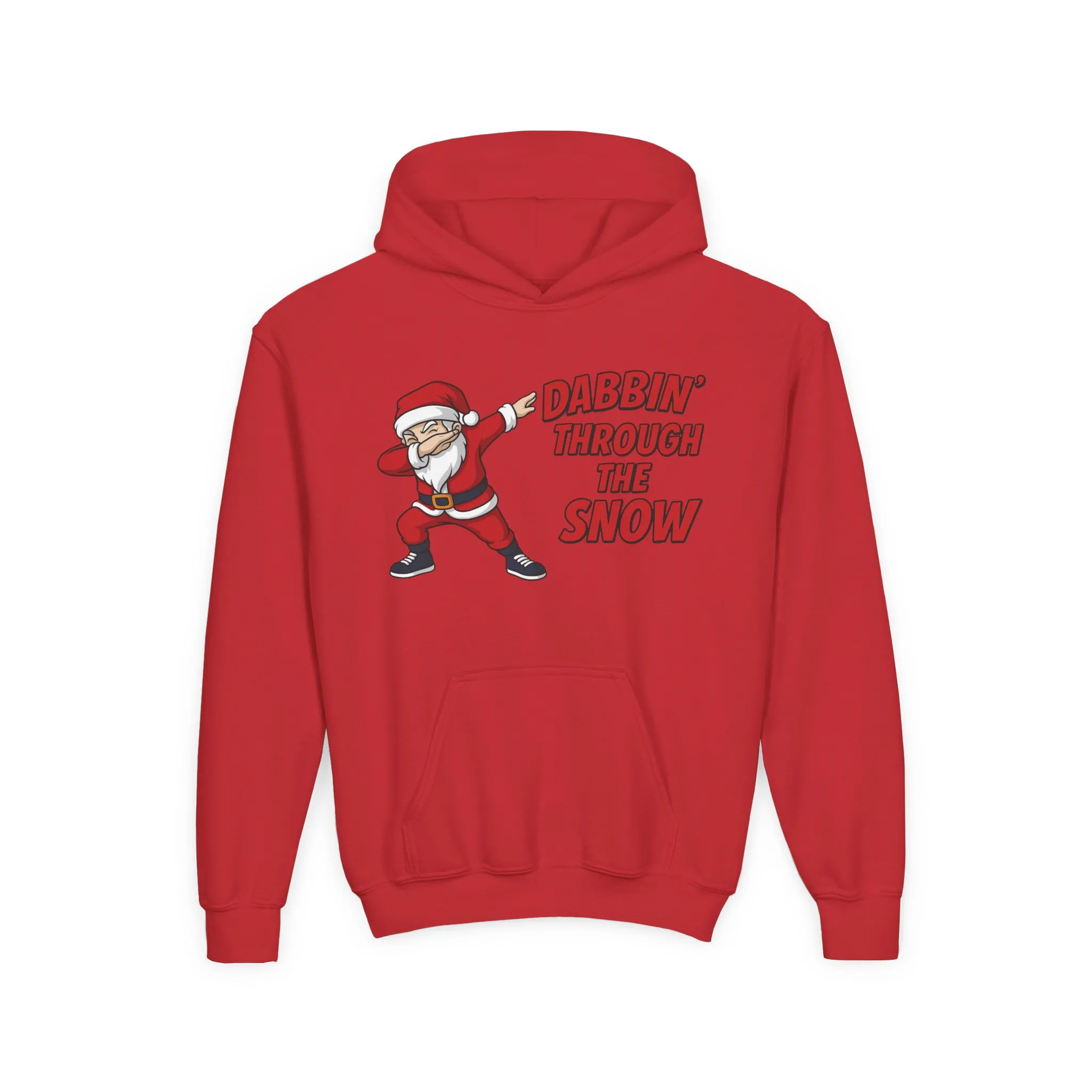 Dabbin Santa Youth Christmas Hoodie, Funny Holiday Sweatshirt for Boys - Image 19