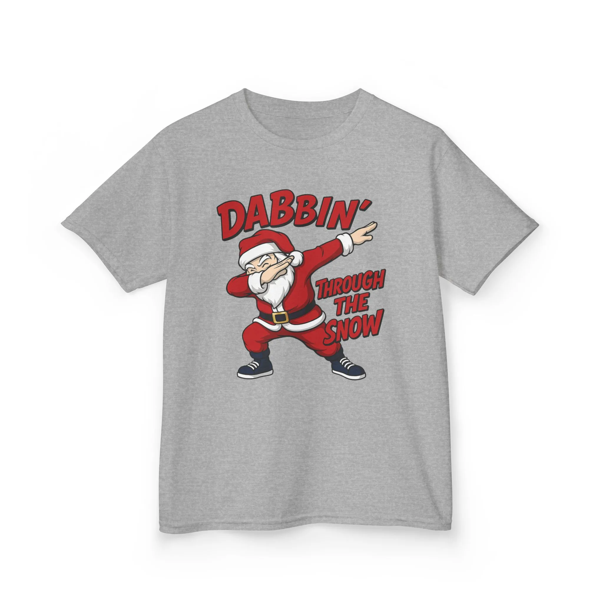 Dabbin Santa Youth Christmas T-Shirt, Funny Holiday Tee for Boys - Image 7