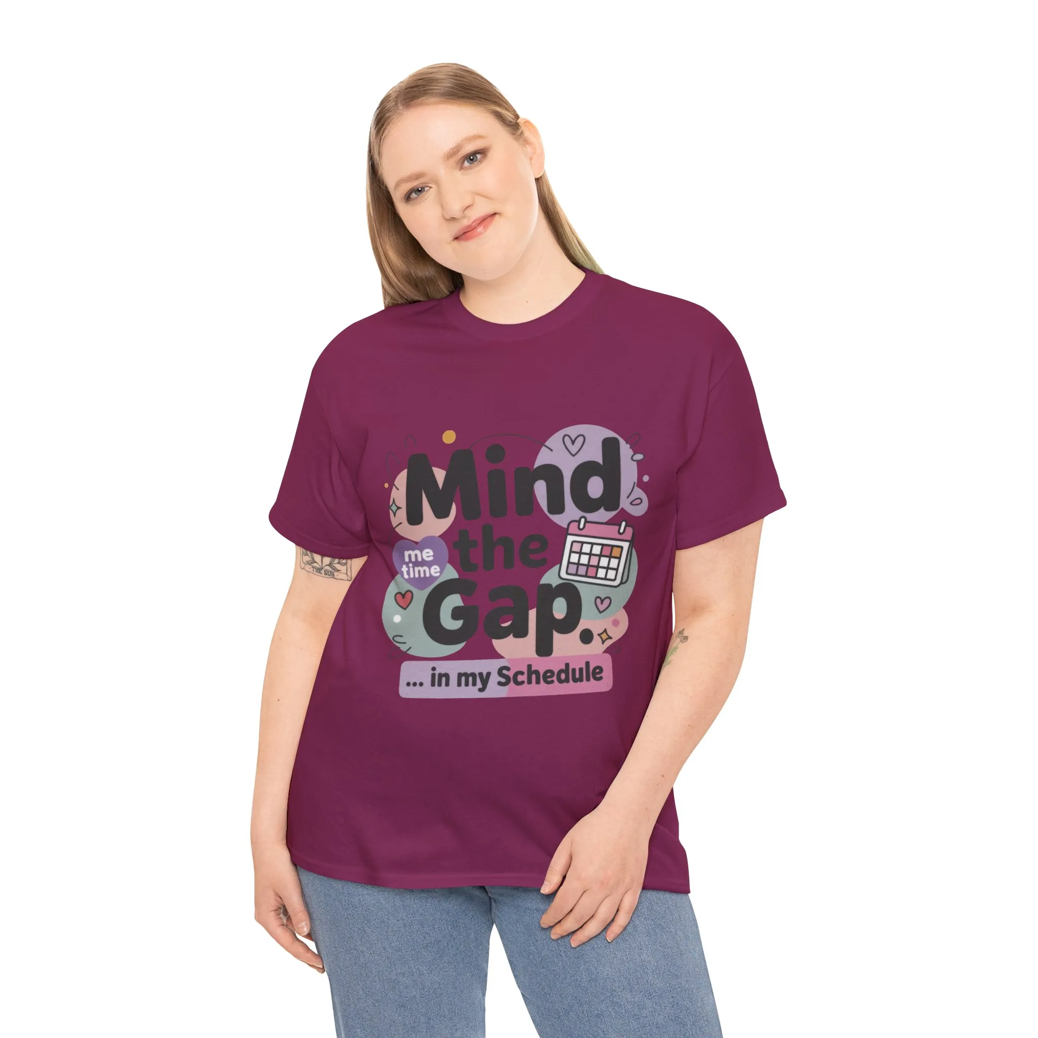 Mind the Gap in My Schedule T-Shirt, Funny Self Care Tee for Women, Me Time Graphic Tee, Mental Health Awareness Top, Funny Relaxation Tee - Image 27