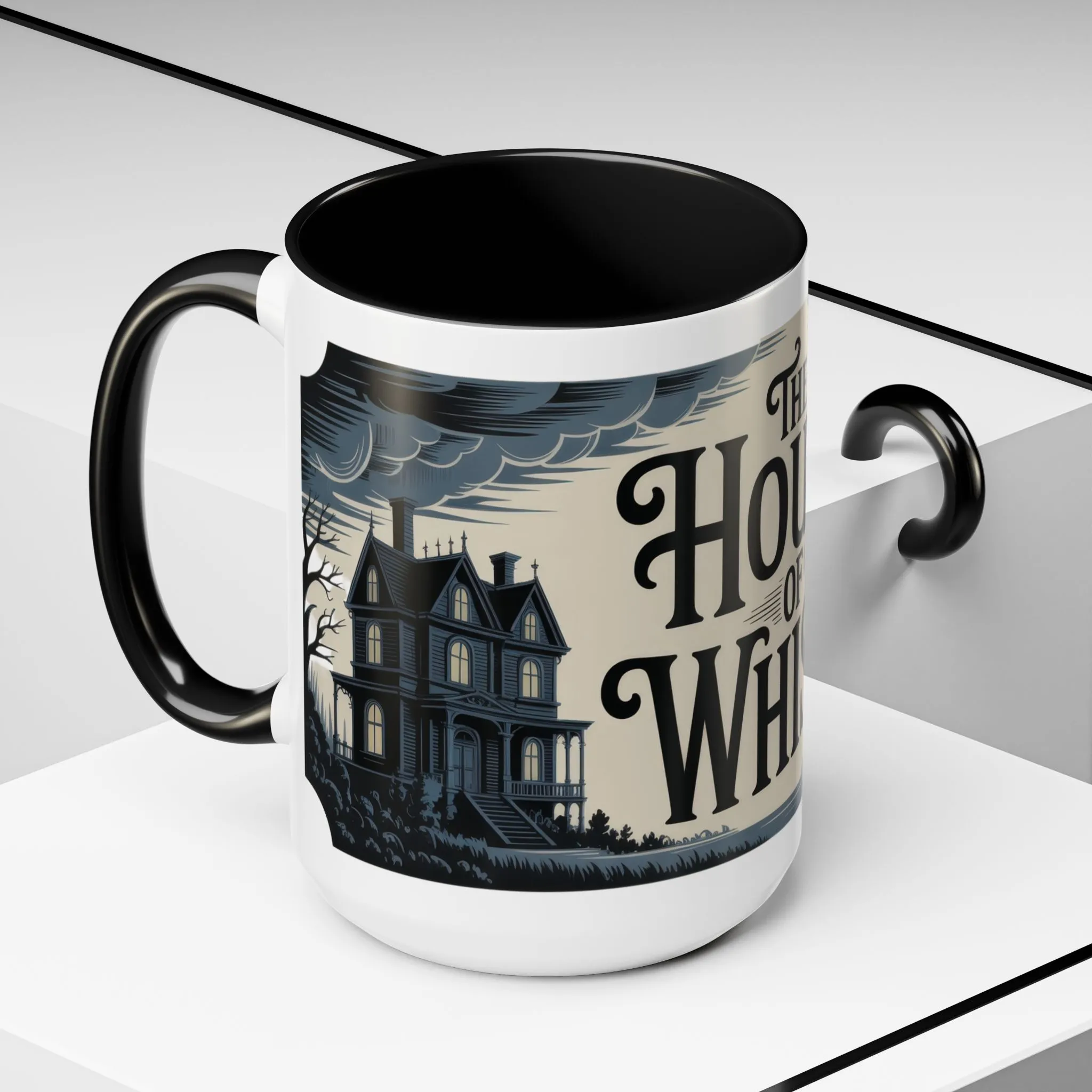 The House of Whispers Mug, Haunted Mansion Gothic Coffee Cup, Spooky Halloween Gift for Horror Lovers, Accent Coffee Mug (11, 15oz) - Image 5
