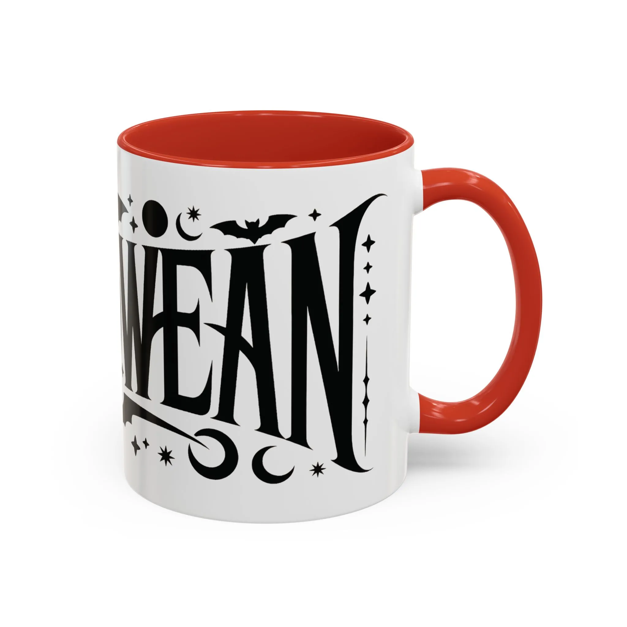 Gothic Halloween Mug, Vintage Typography Coffee Cup, Retro Spooky Aesthetic Gift, Minimal Witchy Academia Drinkware, Coffee Mug (11, 15oz) - Image 12