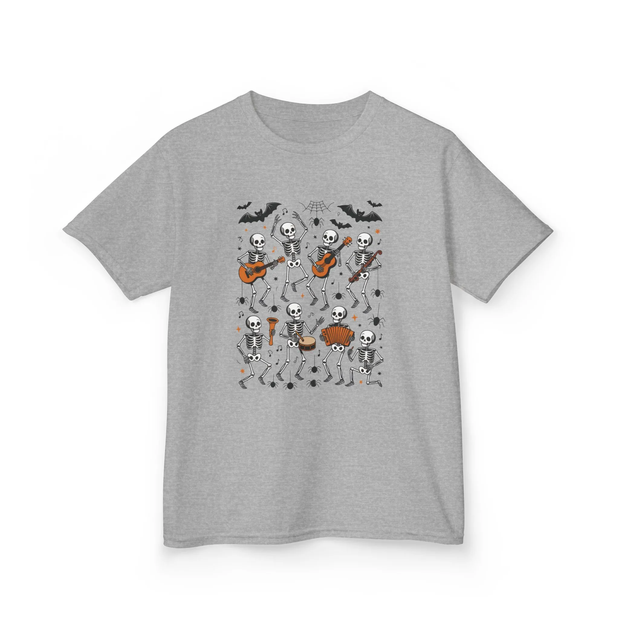 Cute Dancing Skeleton Halloween T-Shirt for Girls Boys, Funny Spooky Band Tee, Kids Halloween Party Top, Cute Fall Outfit Gift - Image 10