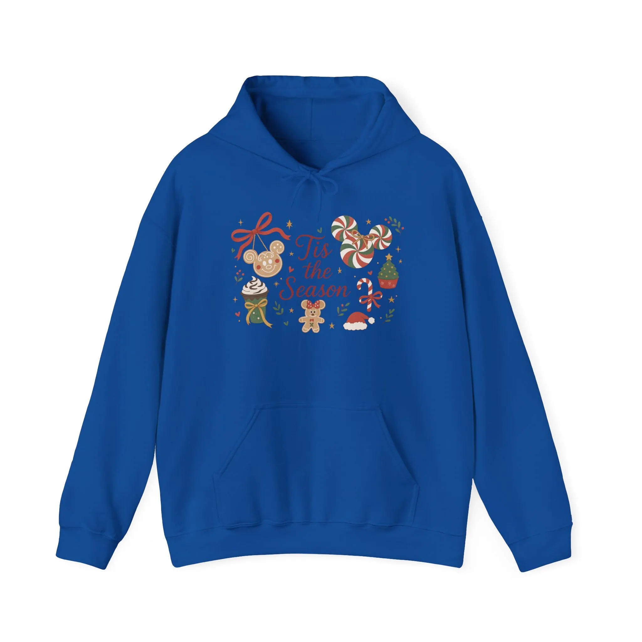 Tis the Season Christmas Women's Hooded Sweatshirt, Cozy Cookie - Cocoa Holiday Jumper, Unisex Heavy Blend™ Hooded Sweatshirt - Image 21
