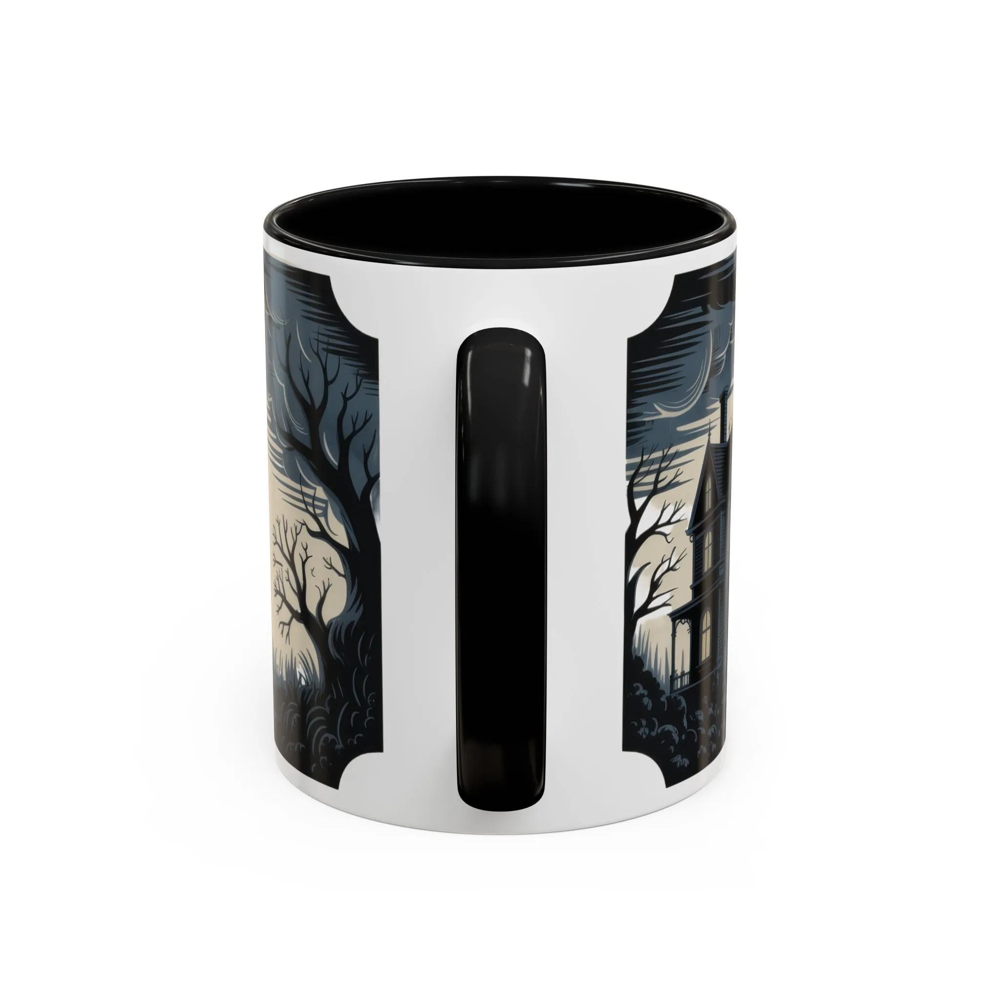The House of Whispers Mug, Haunted Mansion Gothic Coffee Cup, Spooky Halloween Gift for Horror Lovers, Accent Coffee Mug (11, 15oz) - Image 9