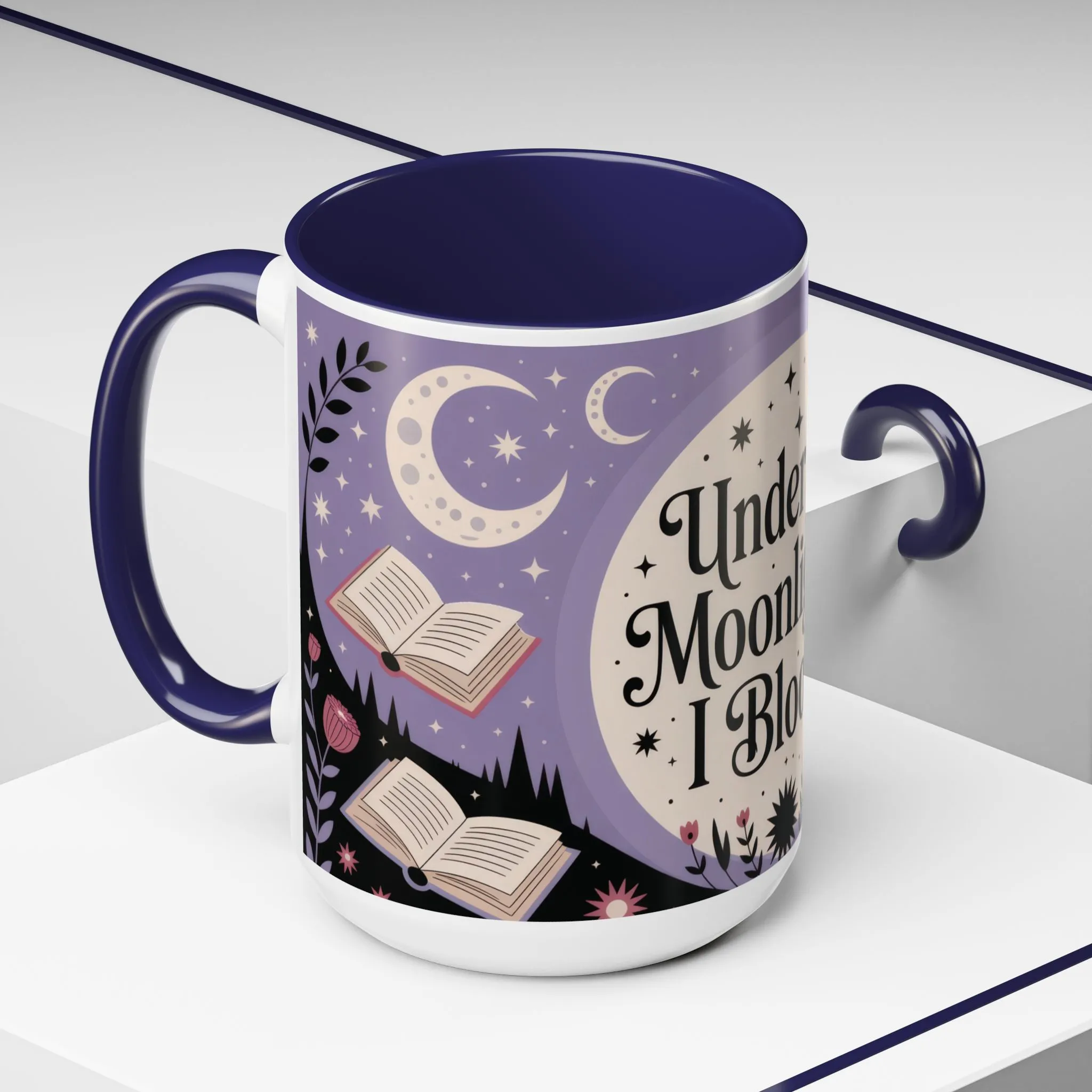 Under the Moonlight I Bloom Mug, Witchy Moon Magic Coffee Cup, Feminine Mystic Gift for Spiritual, Self Growth Lovers, Coffee Mug (11, 15oz) - Image 5
