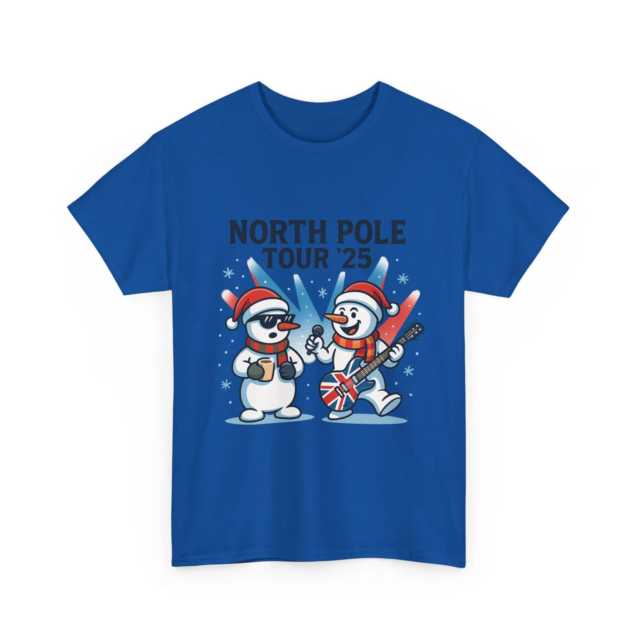 North Pole Tour 25 Women's Christmas T-Shirt, Funny Holiday Music Tee - Image 13