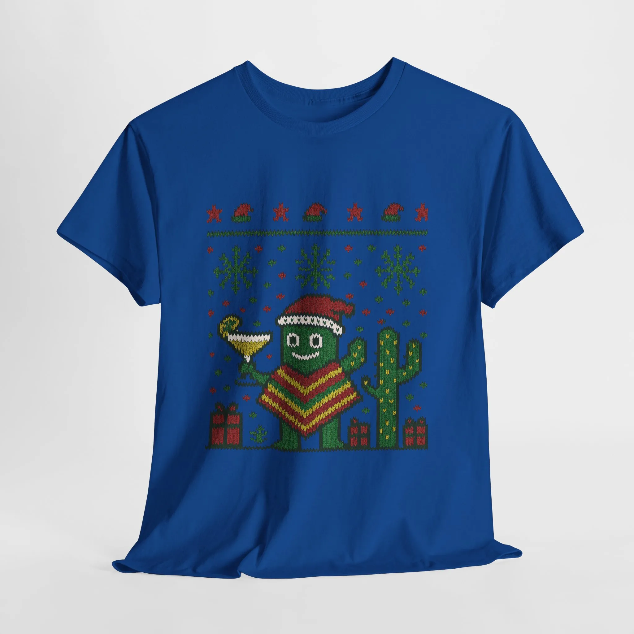 Festive Cactus Christmas Shirt, Funny Holiday Santa Hat Tee for Women, Women's Funny Xmas Shirt - Image 13