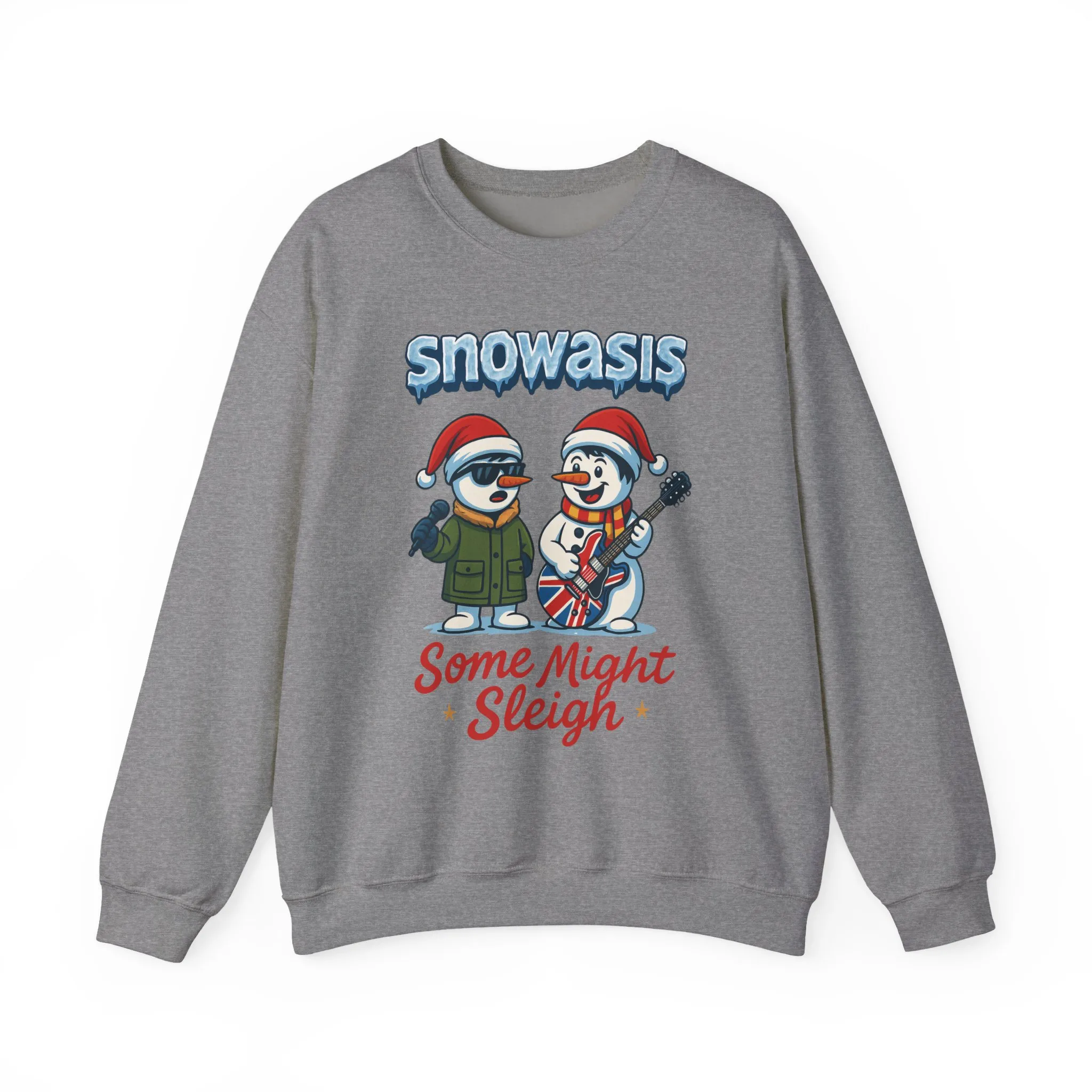 Snowasis Some Might Sleigh Women's Christmas Sweatshirt, Funny Retro Holiday Jumper - Image 10