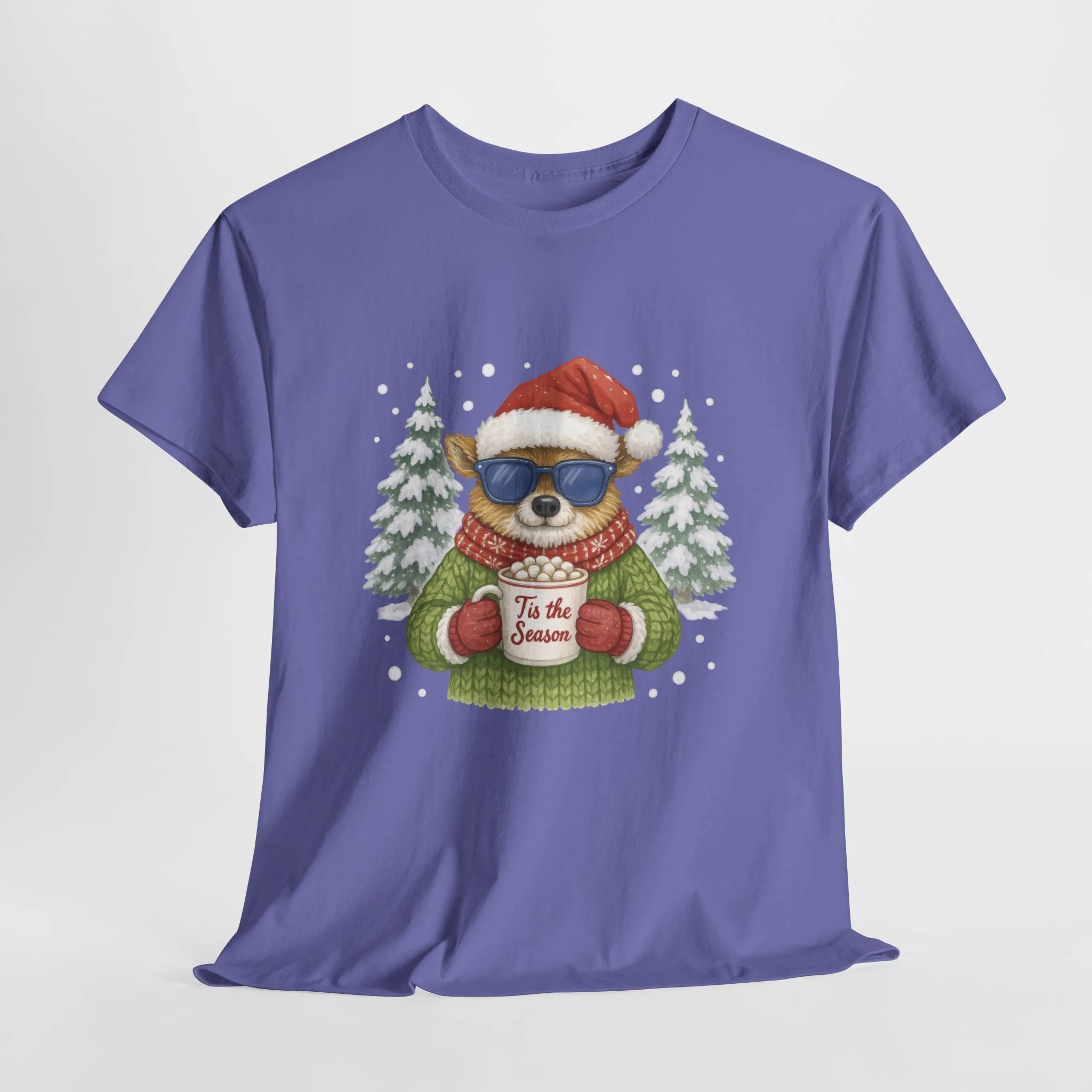 Women's Tis the Season Christmas T-Shirt, Cool Reindeer Holiday Tee - Image 16