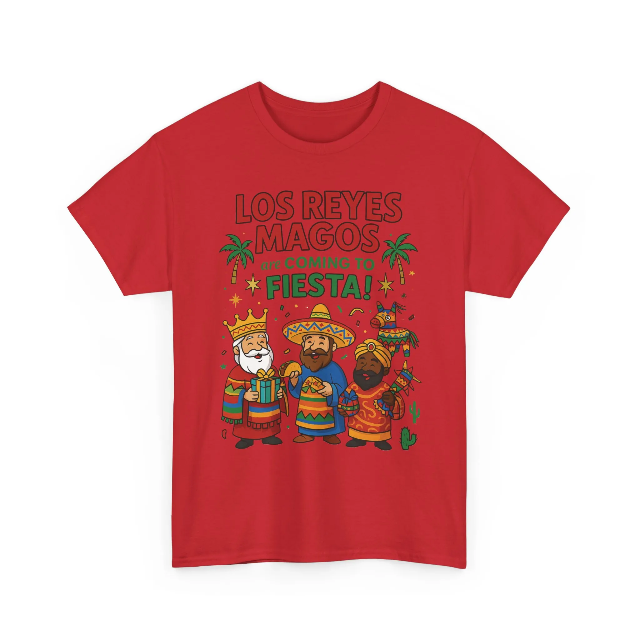 Los Reyes Magos Are Coming to Fiesta!, Funny Three Kings Day Shirt, Día de los Reyes Magos T-Shirt for Christmas Fiesta Lovers - Image 25