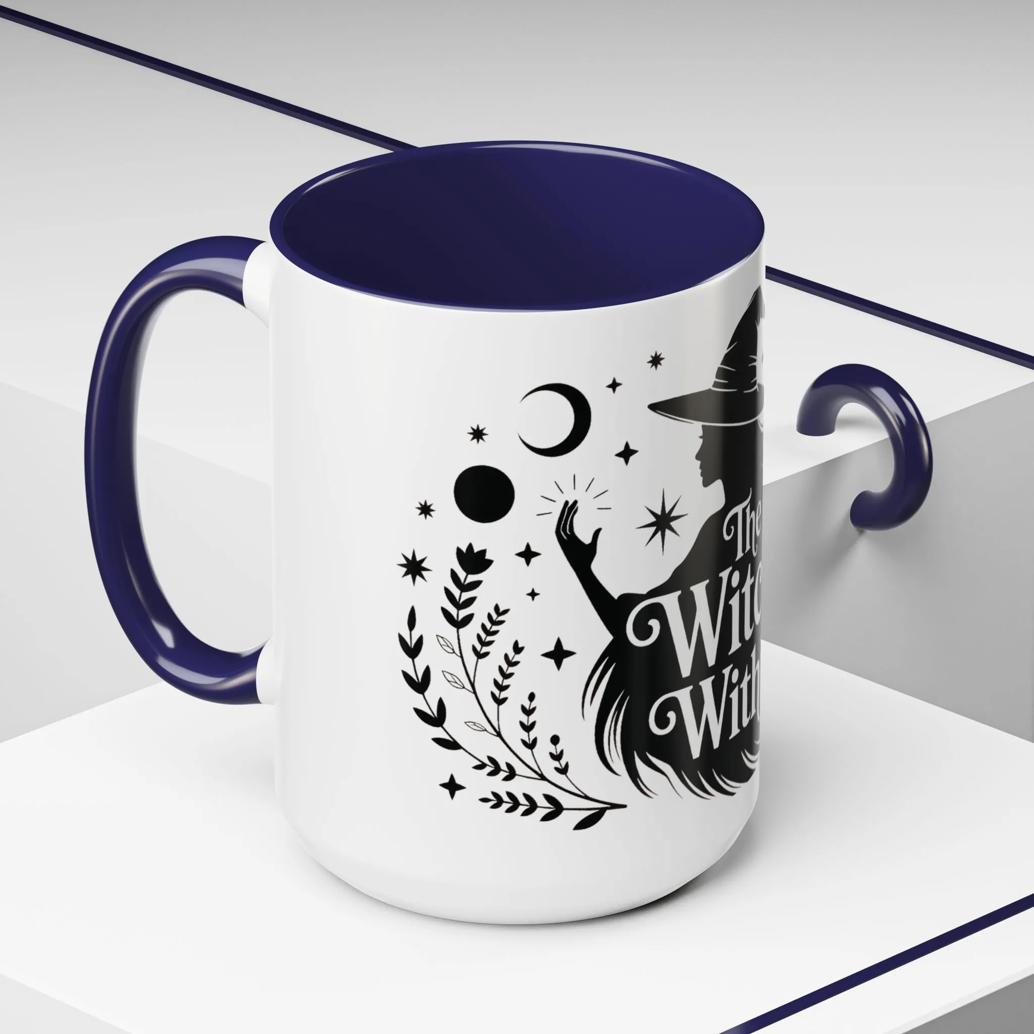 The Witch Within Mug, Minimalist Witchy Coffee Cup, Celestial Feminine Power Gift, Spiritual Boho Halloween Drinkware, Coffee Mug (11, 15oz) - Image 10