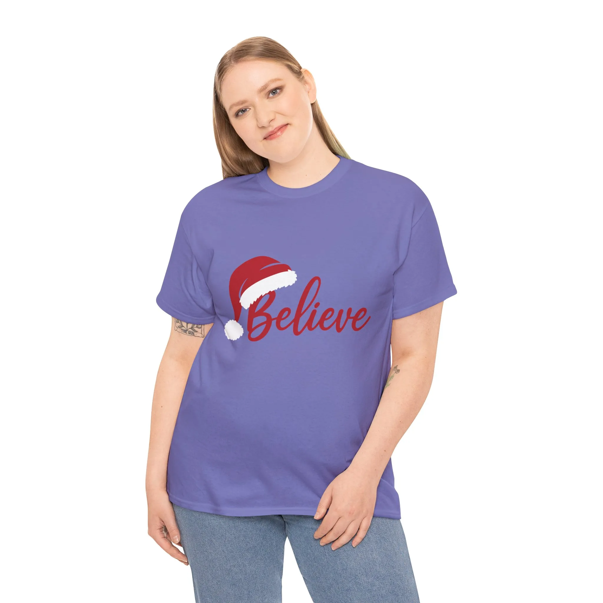 Believe Christmas Women's Shirt, Minimalist Holiday Tee - Image 21