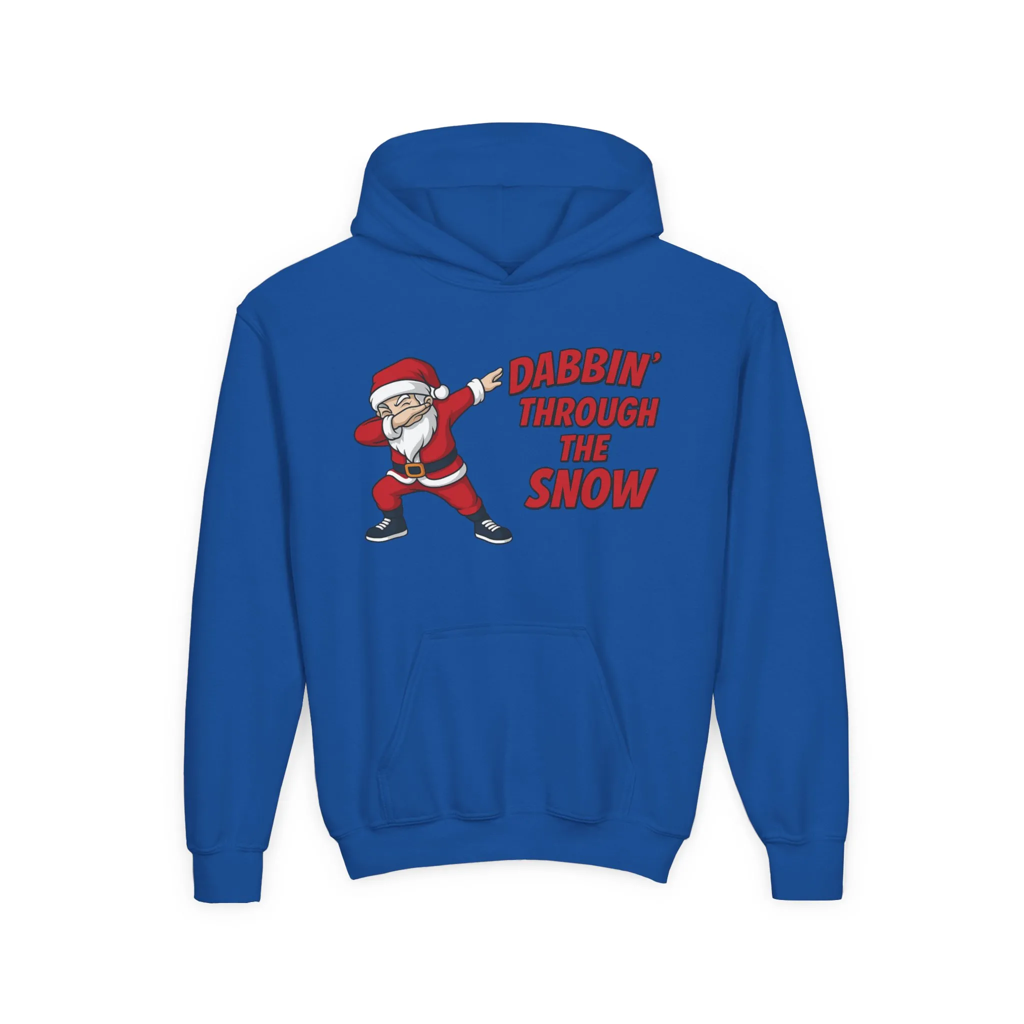 Dabbin Santa Youth Christmas Hoodie, Funny Holiday Sweatshirt for Boys - Image 13