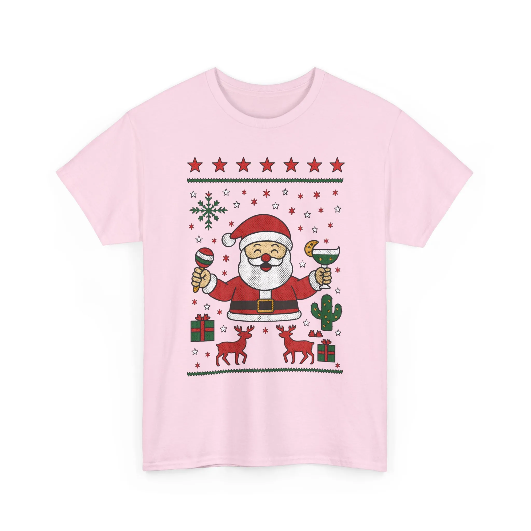 Women's Funny Santa Christmas Shirt, Festive Holiday Party Tee - Image 22