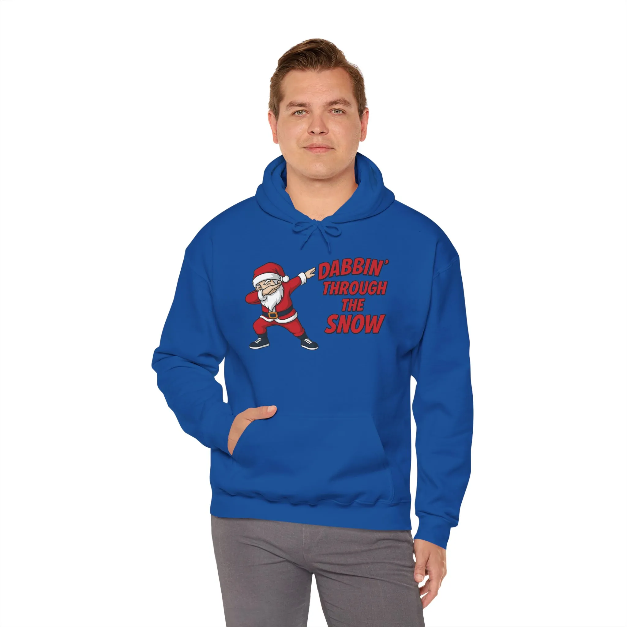 Dabbin Santa Men's Christmas Hoodie, Funny Holiday Sweatshirt - Image 28