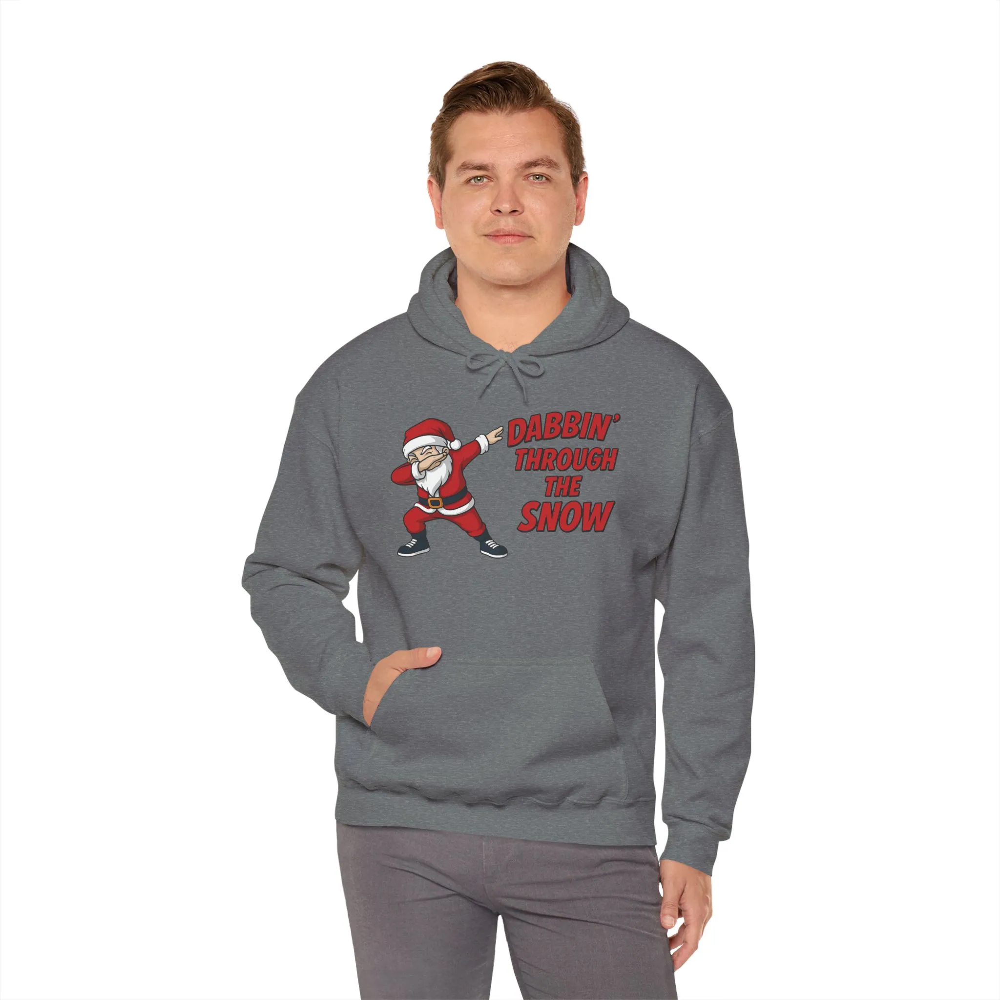 Dabbin Santa Men's Christmas Hoodie, Funny Holiday Sweatshirt - Image 16