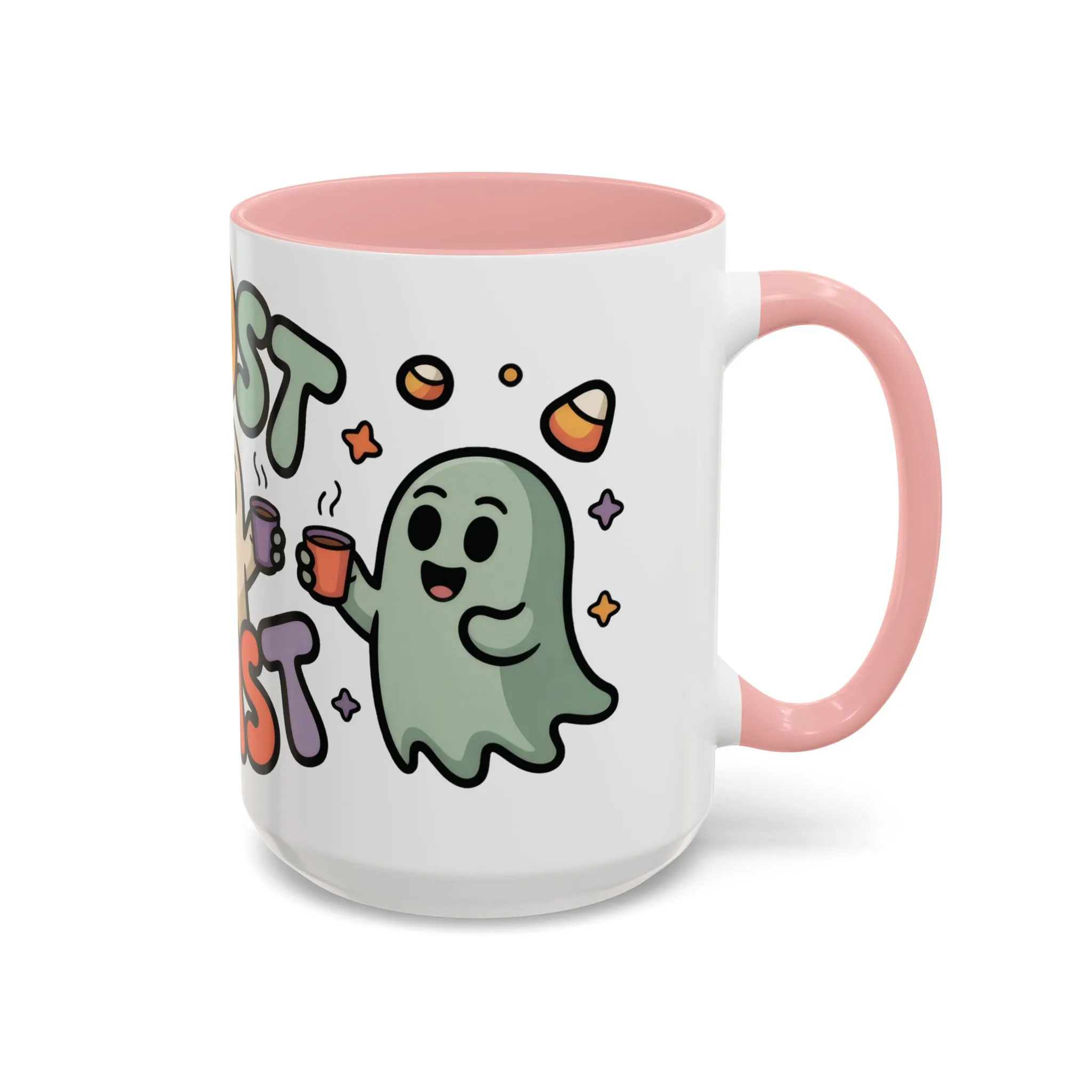 Ghost Roast Halloween Mug, Cute Spooky Coffee Cup, Kawaii Ghost Drinkware, Funny Fall Mug Gift for Coffee Lovers, Accent Coffee Mug (15oz) - Image 2