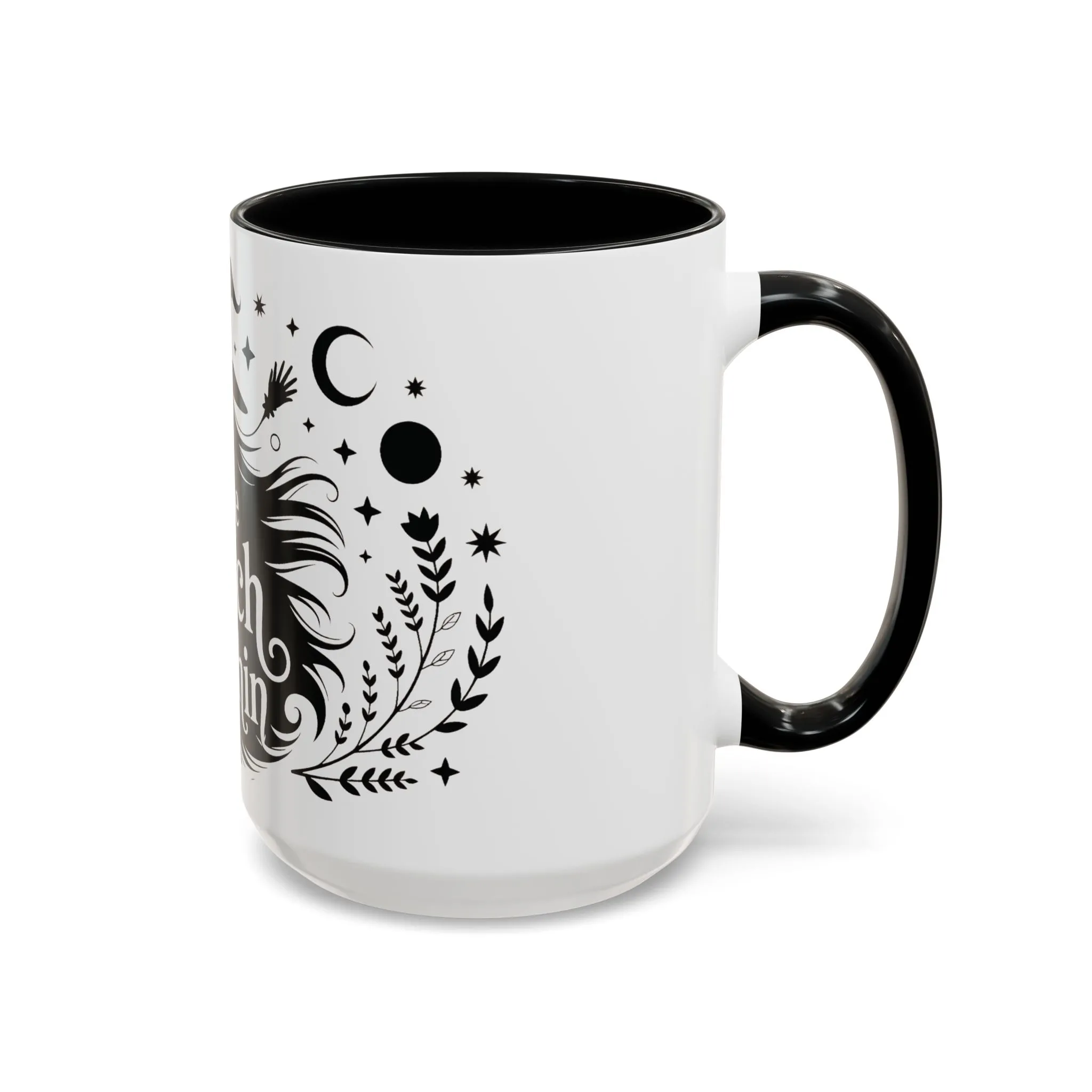 The Witch Within Mug, Minimalist Witchy Coffee Cup, Celestial Feminine Power Gift, Spiritual Boho Halloween Drinkware, Coffee Mug (11, 15oz) - Image 2