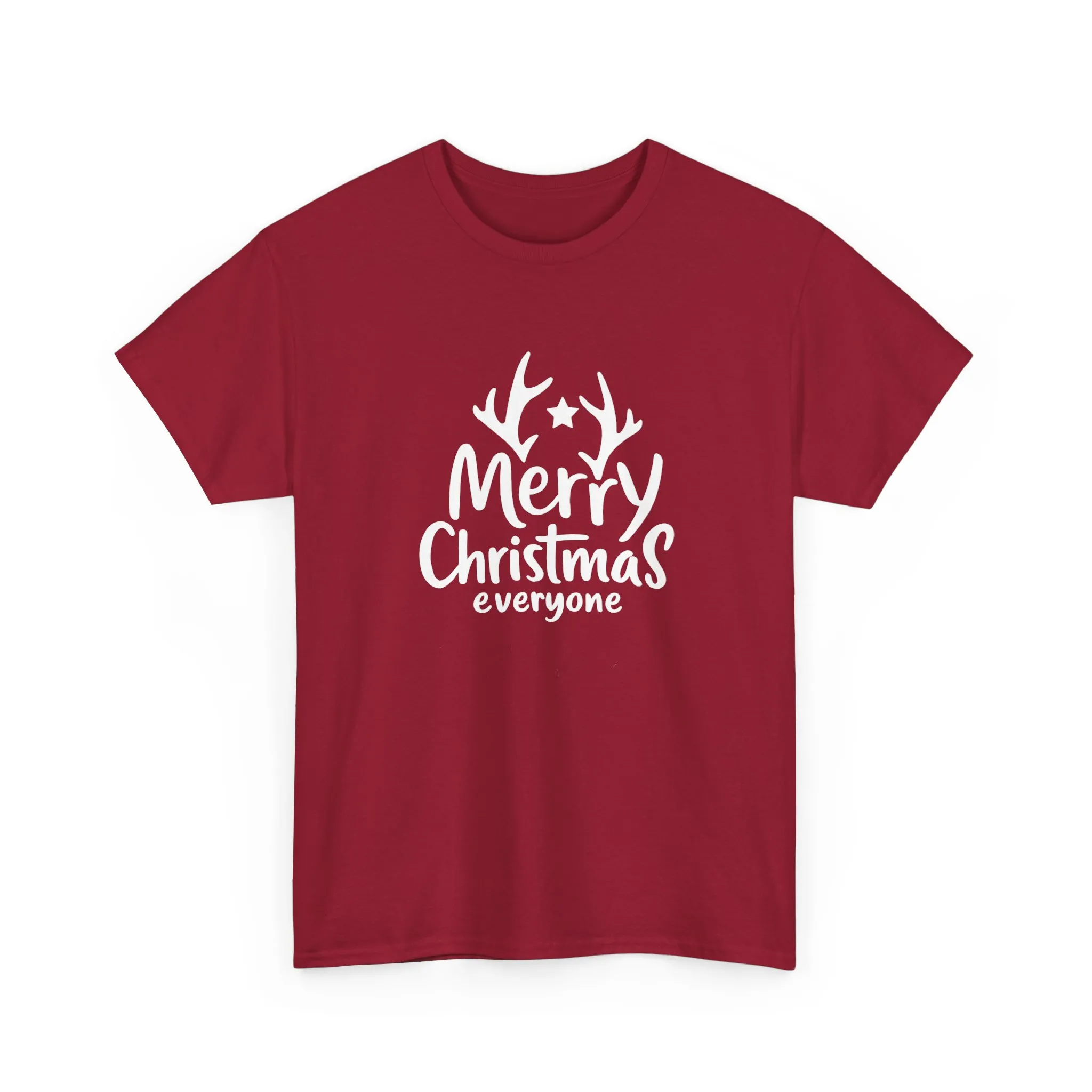 Merry Christmas Everyone Men's T-Shirt, Classic Holiday Tee, Simple Christmas Gift - Image 25