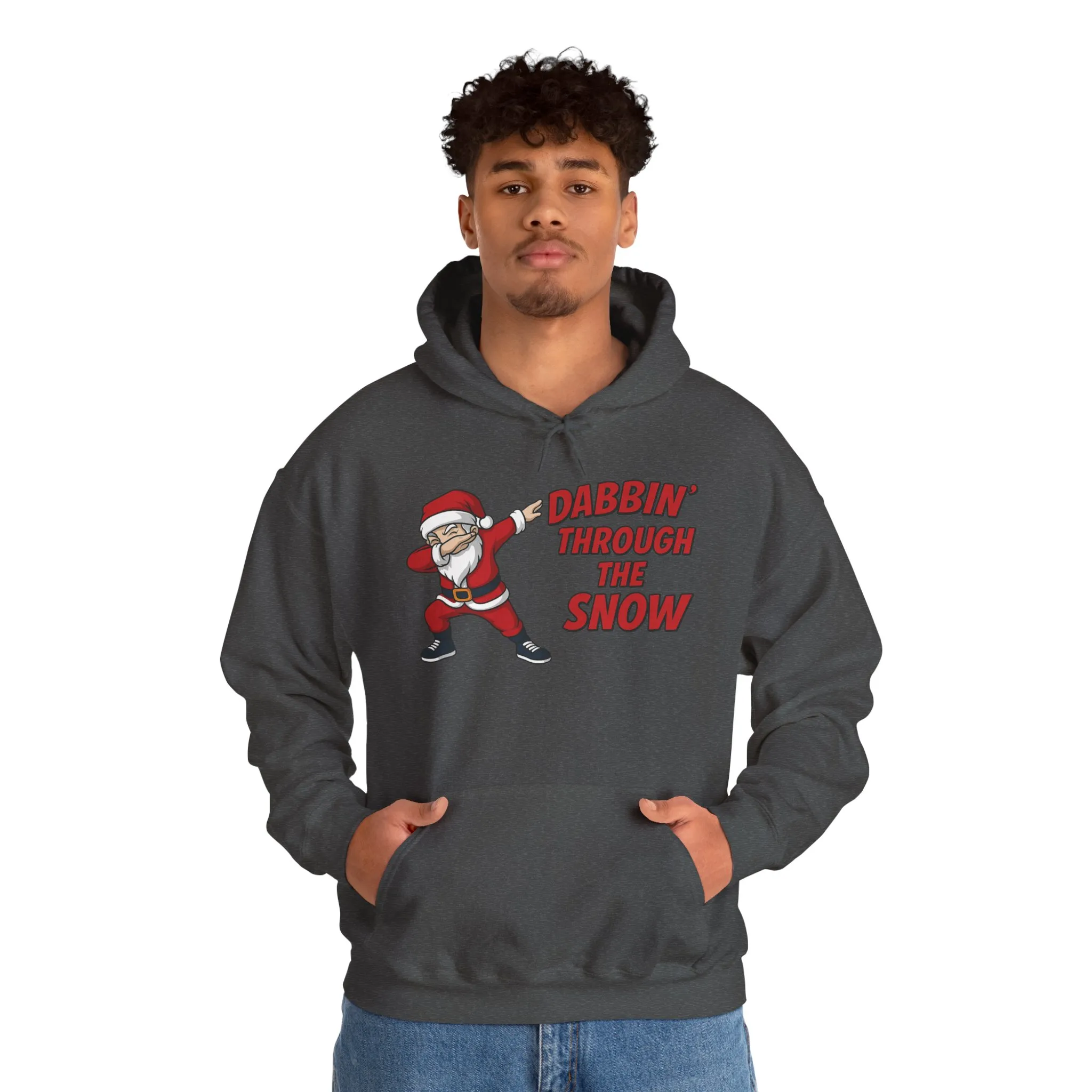 Dabbin Santa Men's Christmas Hoodie, Funny Holiday Sweatshirt - Image 19