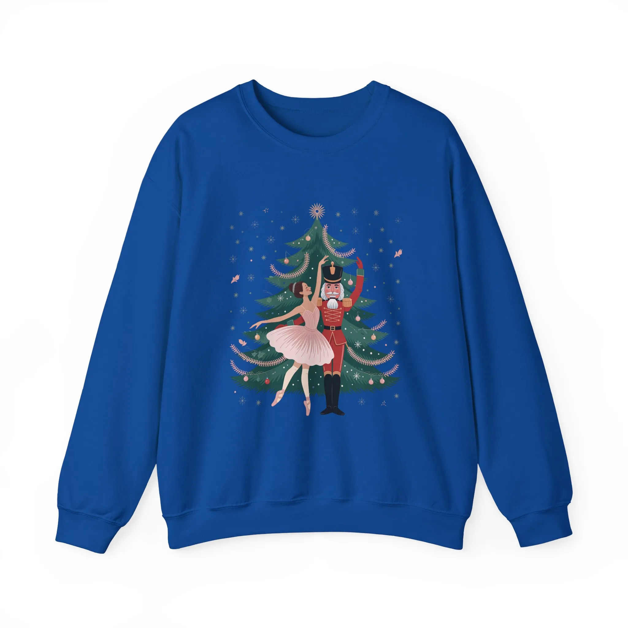 Nutcracker Ballerina Women's Sweatshirt, Cozy Christmas Sweater, Family Match Holiday Outfit for Mom - Image 2