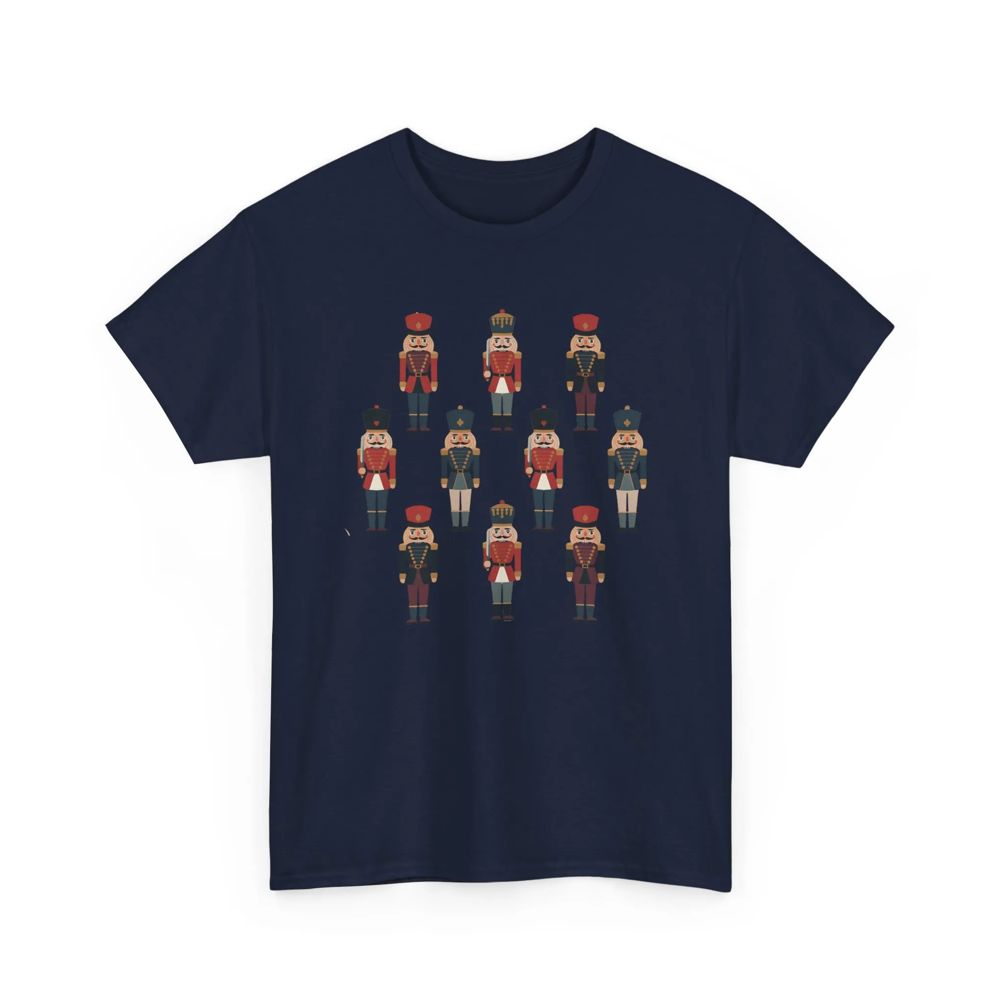 Nutcracker Soldiers Men's Christmas T-Shirt, Classic Holiday Tee, Family - Partner Match Outfit - Image 22