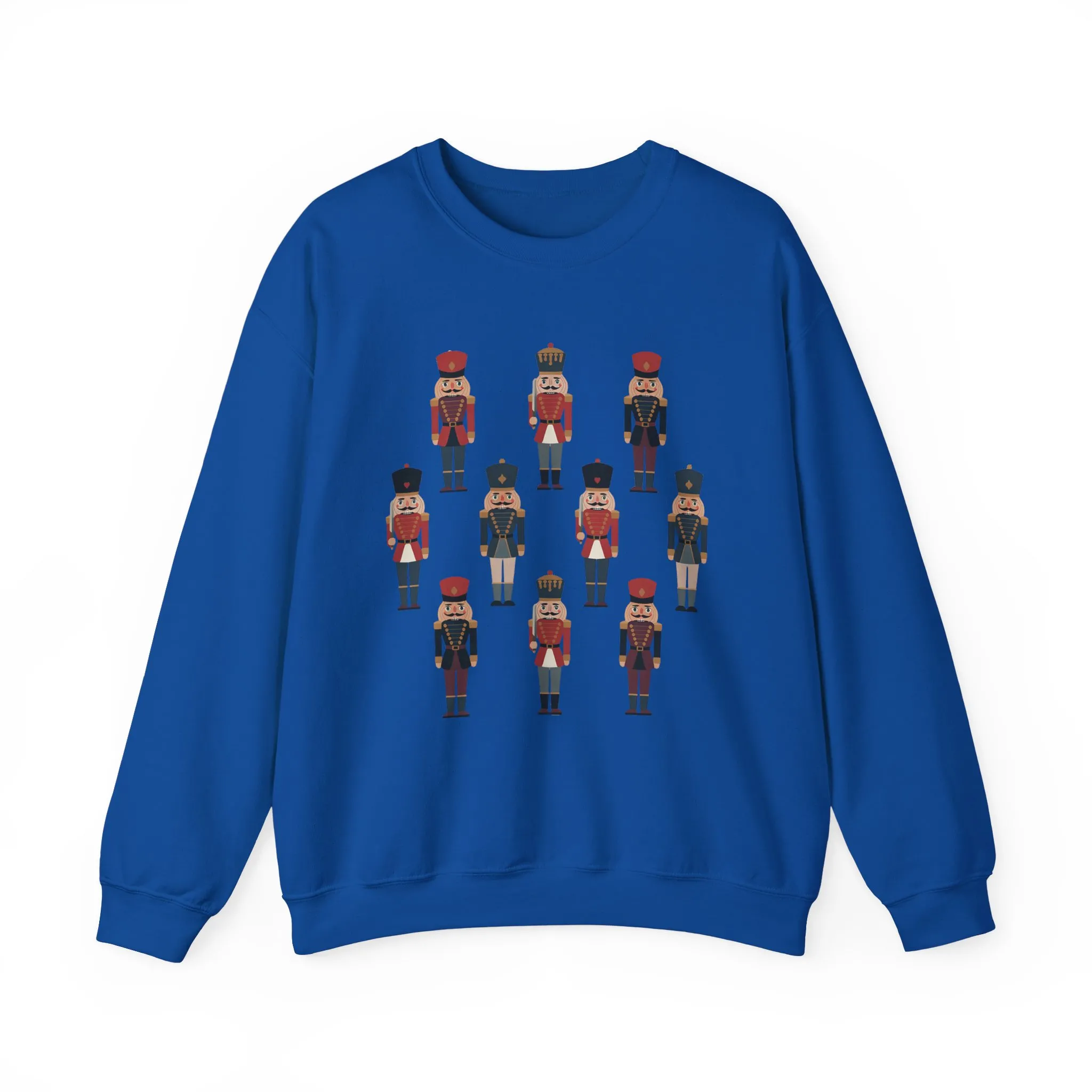 Nutcracker Soldiers Women's Christmas Sweatshirt, Cozy Holiday Sweater, Family - Partner Match Outfit - Image 13