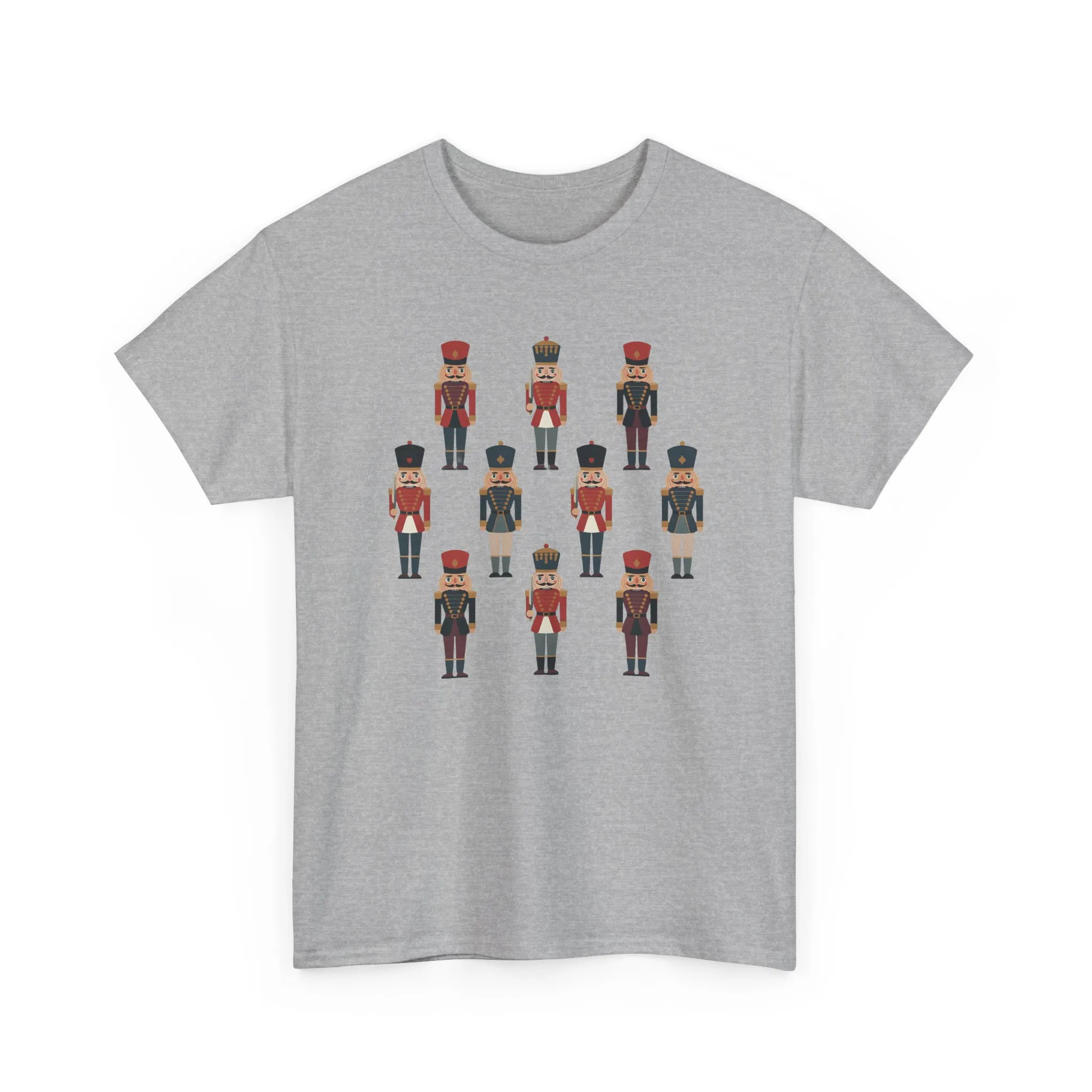 Nutcracker Soldiers Men's Christmas T-Shirt, Classic Holiday Tee, Family - Partner Match Outfit - Image 7