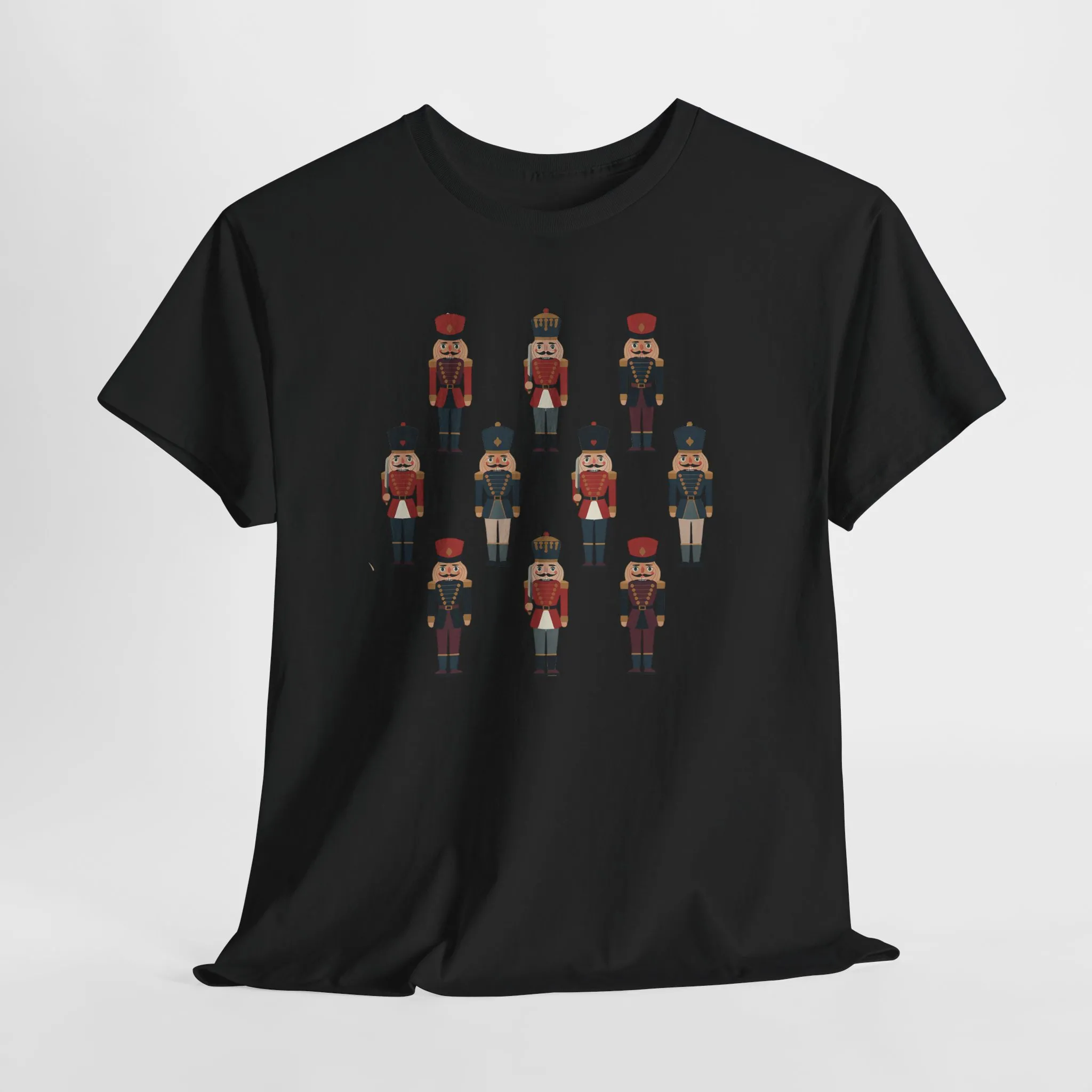 Nutcracker Soldiers Women's Christmas T-Shirt, Classic Holiday Tee, Family - Partner Match Outfit - Image 8