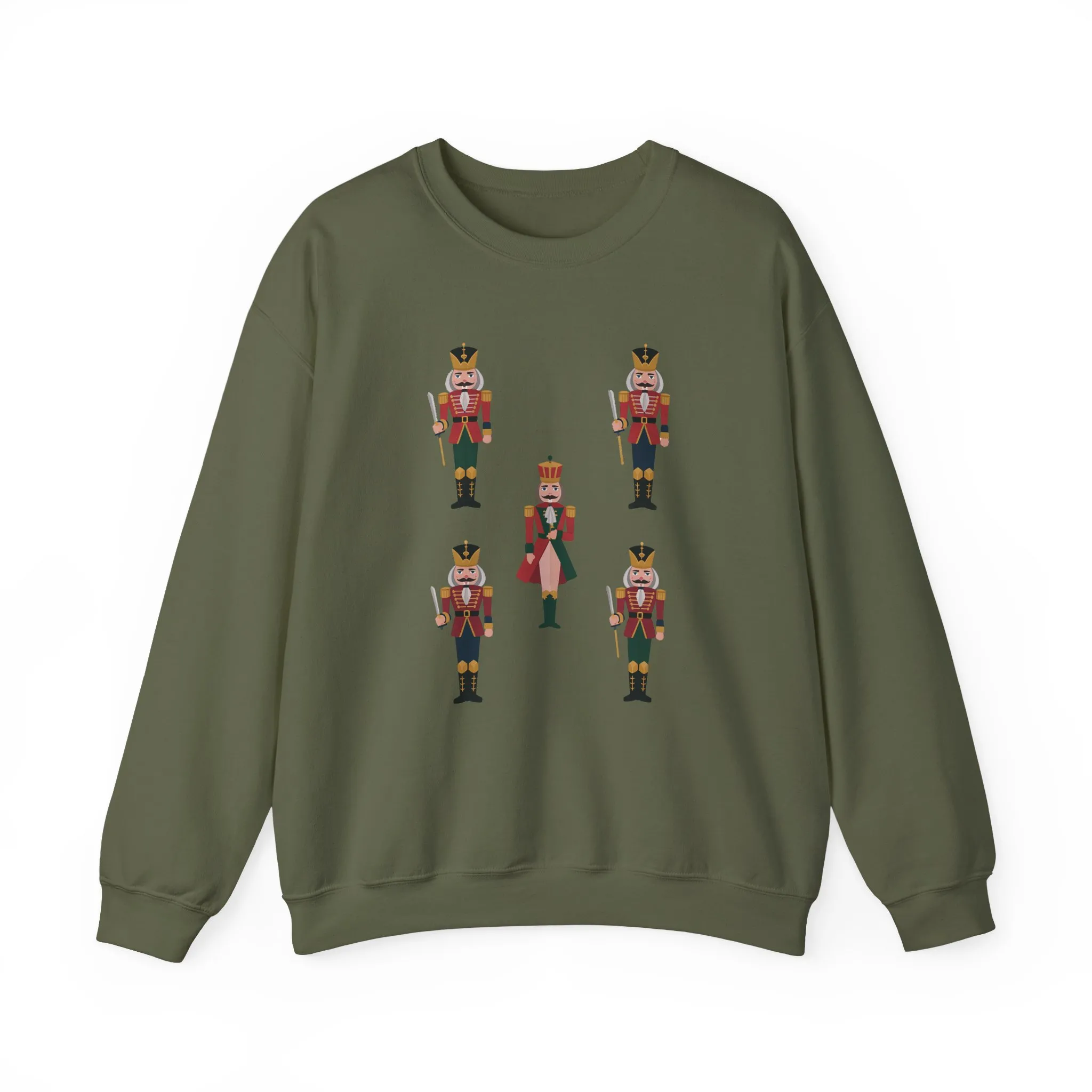 Nutcracker Royal Guard Men's Christmas Sweatshirt, Classic Holiday Sweater, Family - Partner Match Outfit - Image 2