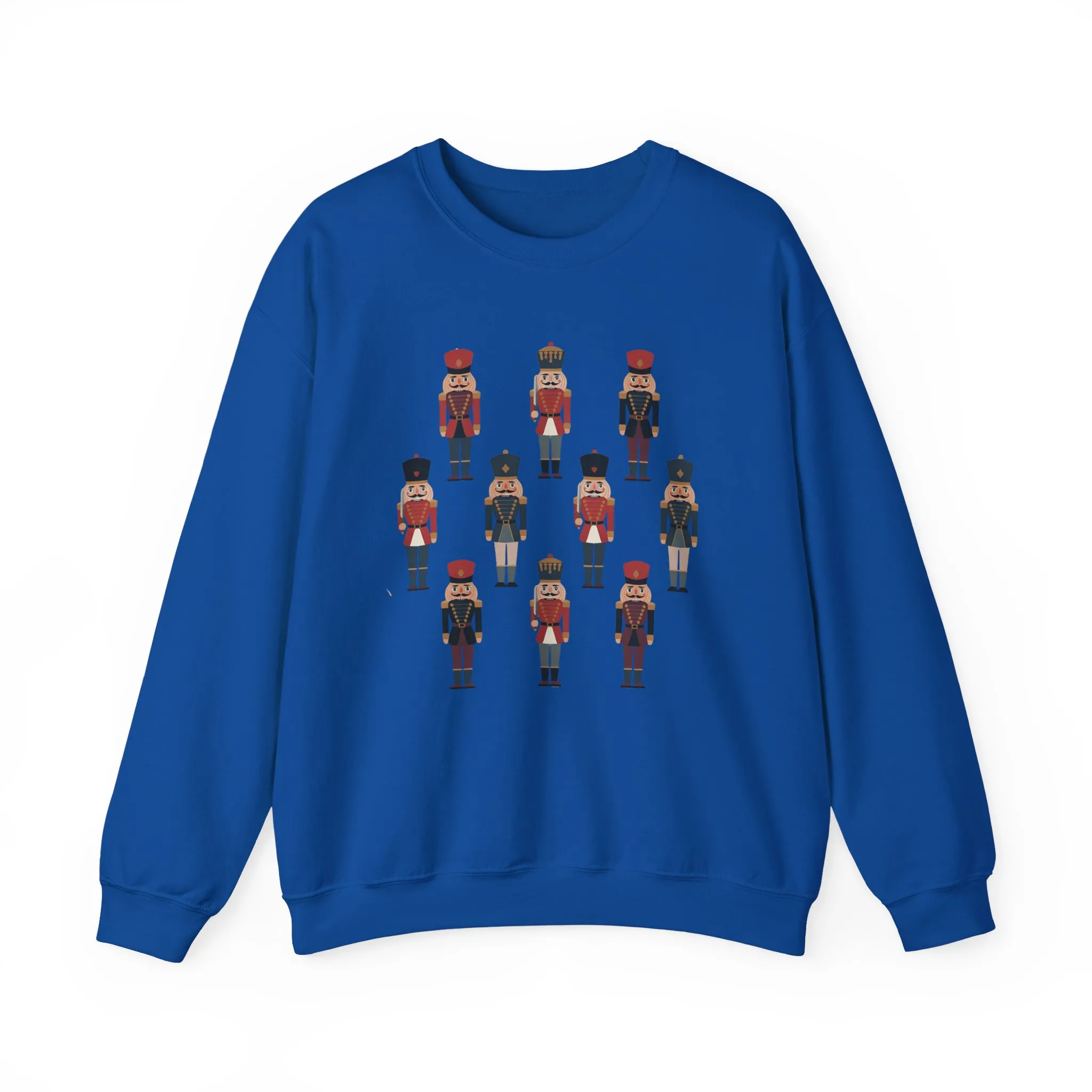 Nutcracker Soldiers Men's Christmas Sweatshirt, Classic Holiday Sweater, Family - Partner Match Outfit - Image 19