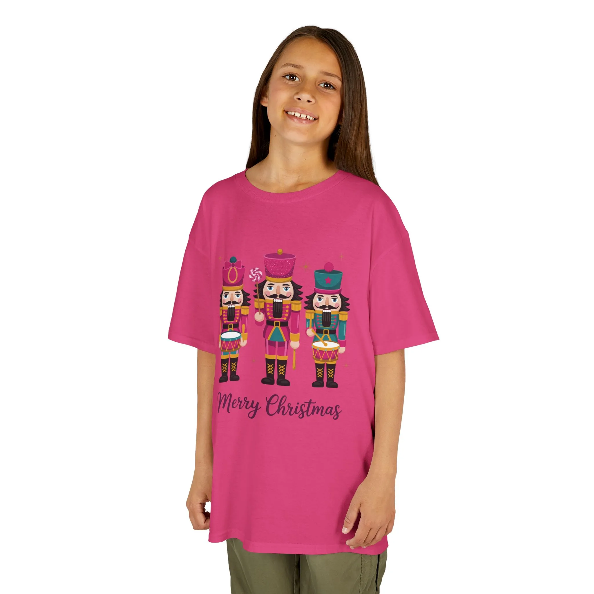 Three Nutcrackers Girls Christmas T-Shirt, Cute Holiday Tee, Mom - Daughter Family Match Christmas Outfit - Image 14