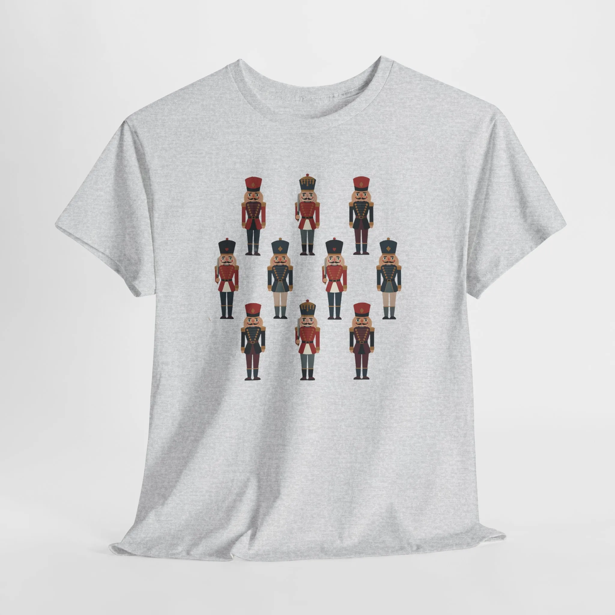 Nutcracker Soldiers Women's Christmas T-Shirt, Classic Holiday Tee, Family - Partner Match Outfit - Image 5