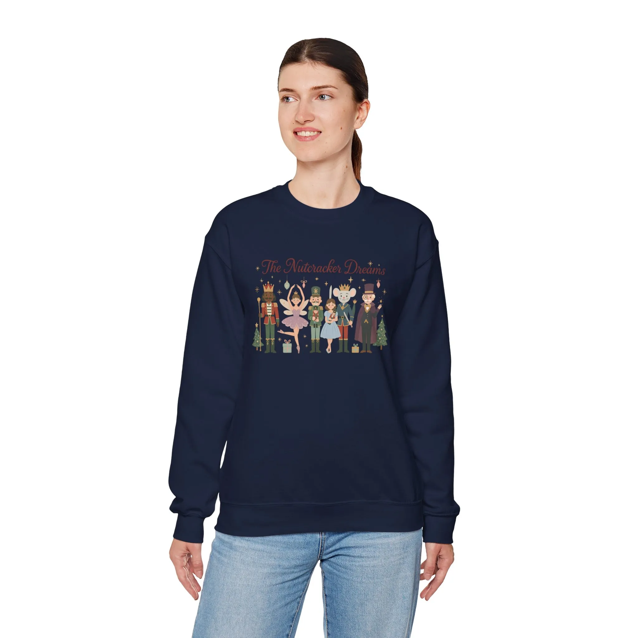 The Nutcracker Dreams Women's Christmas Sweatshirt, Cozy Holiday Sweater, Family - Partner Match Collection - Image 18