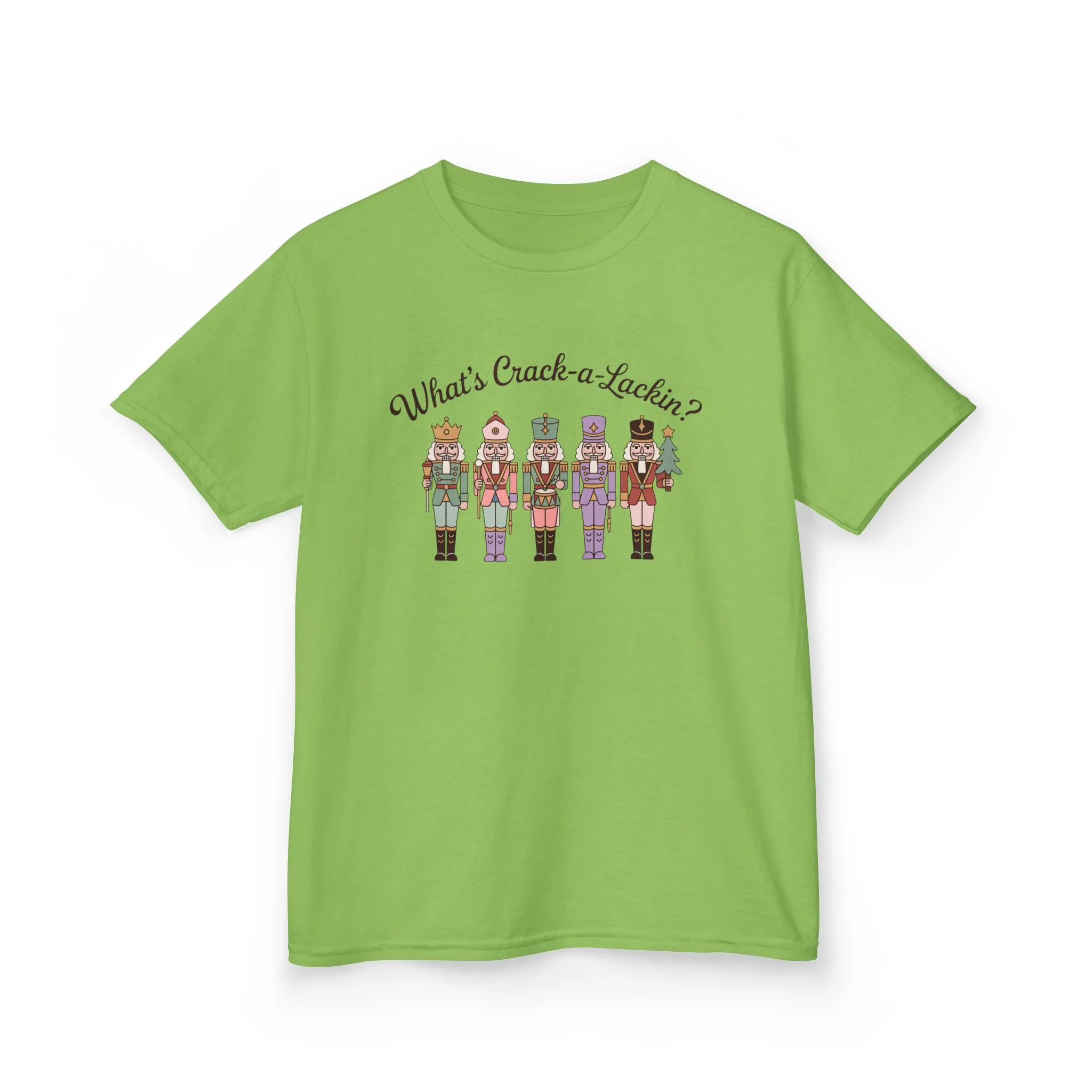 What's Crack-a-Lackin? Girls Christmas T-Shirt, Cute Nutcracker Squad Tee, Mom - Daughter Family Match Outfit - Image 7