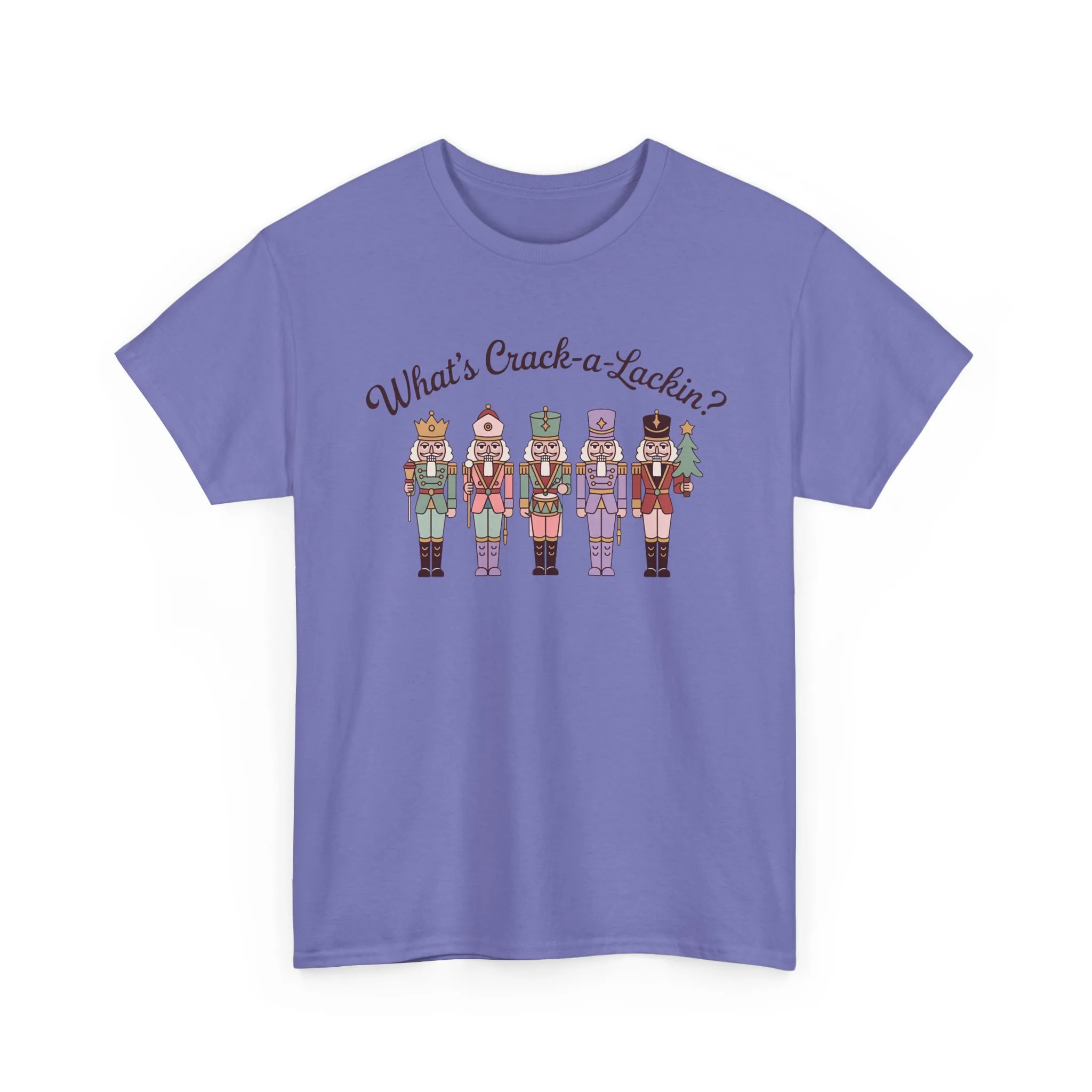 What's Crack-a-Lackin? Women's Funny Christmas T-Shirt, Nutcracker Squad Tee, Holiday Humor Top for Her - Image 16