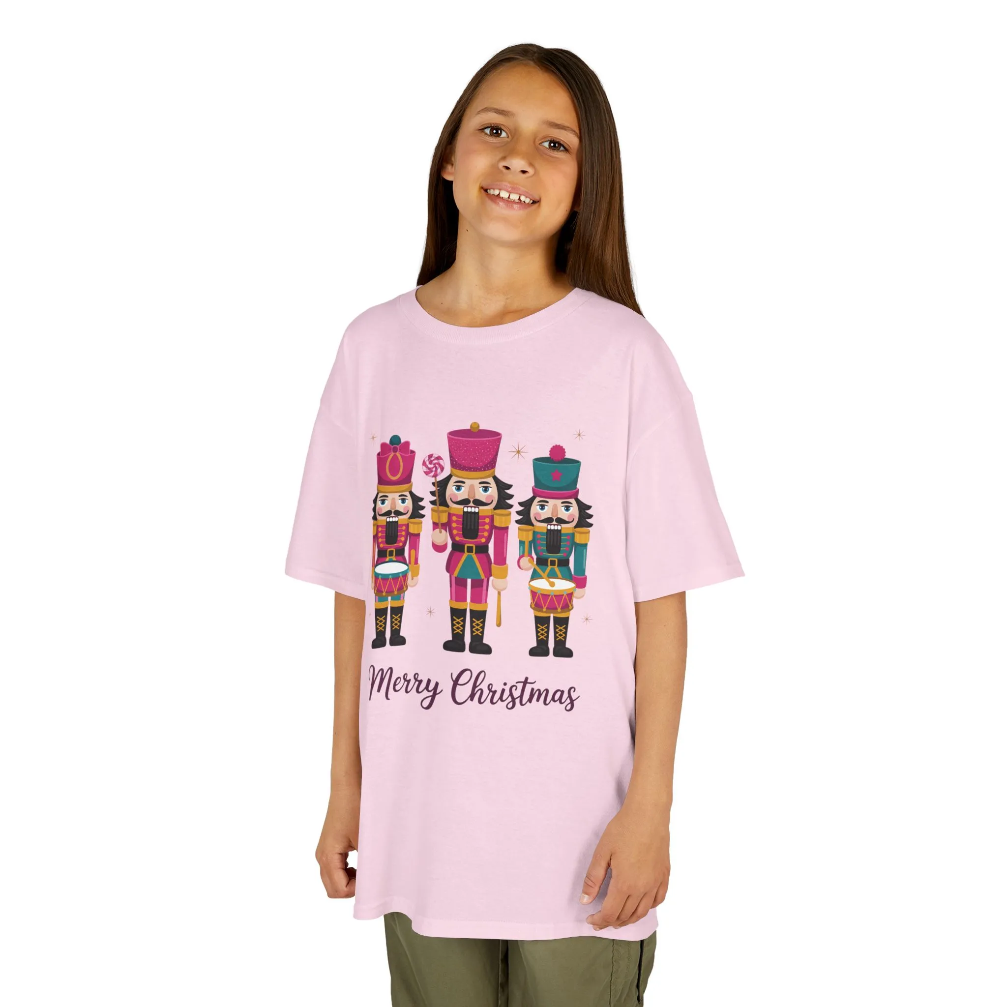 Three Nutcrackers Girls Christmas T-Shirt, Cute Holiday Tee, Mom - Daughter Family Match Christmas Outfit