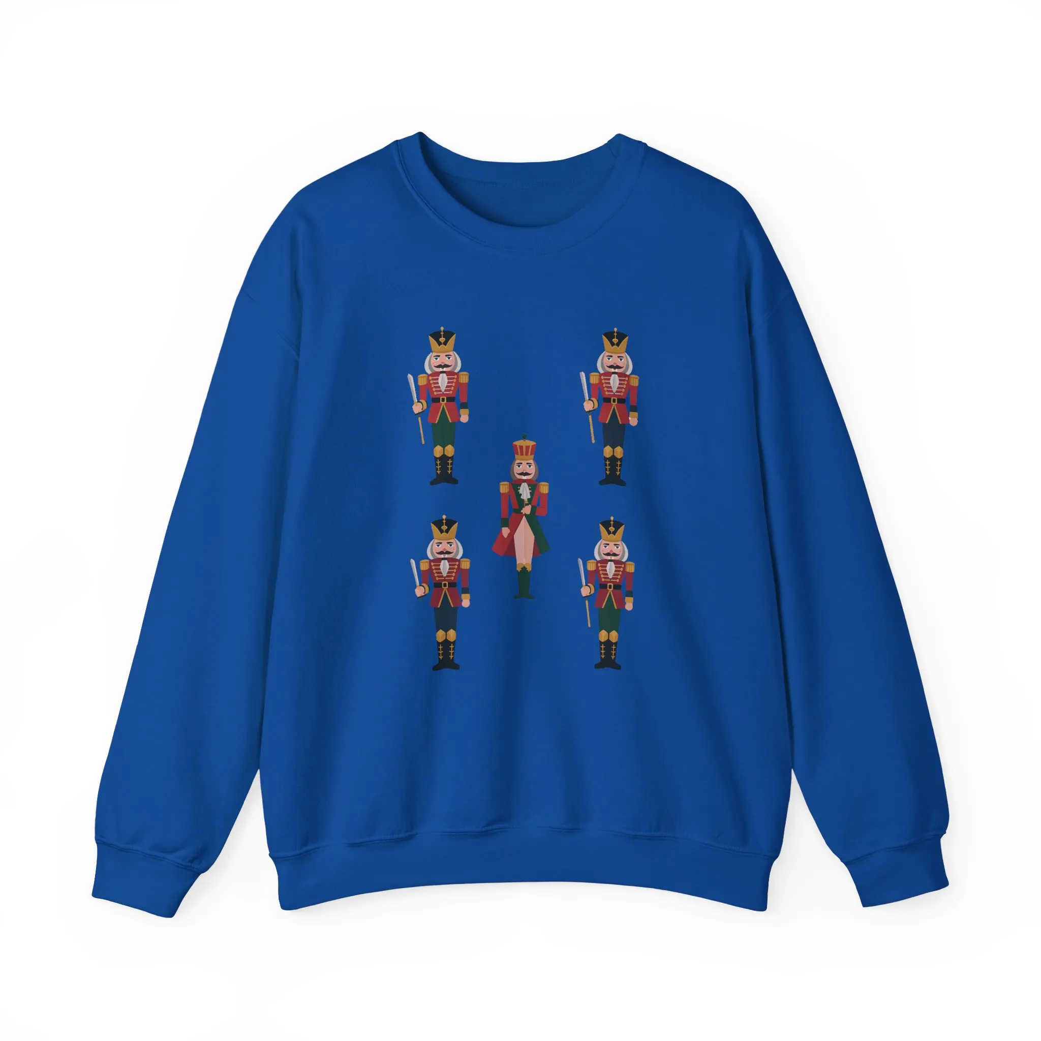 Nutcracker Royal Guard Women's Christmas Sweatshirt, Cozy Holiday Sweater, Family - Partner Match Outfit - Image 16