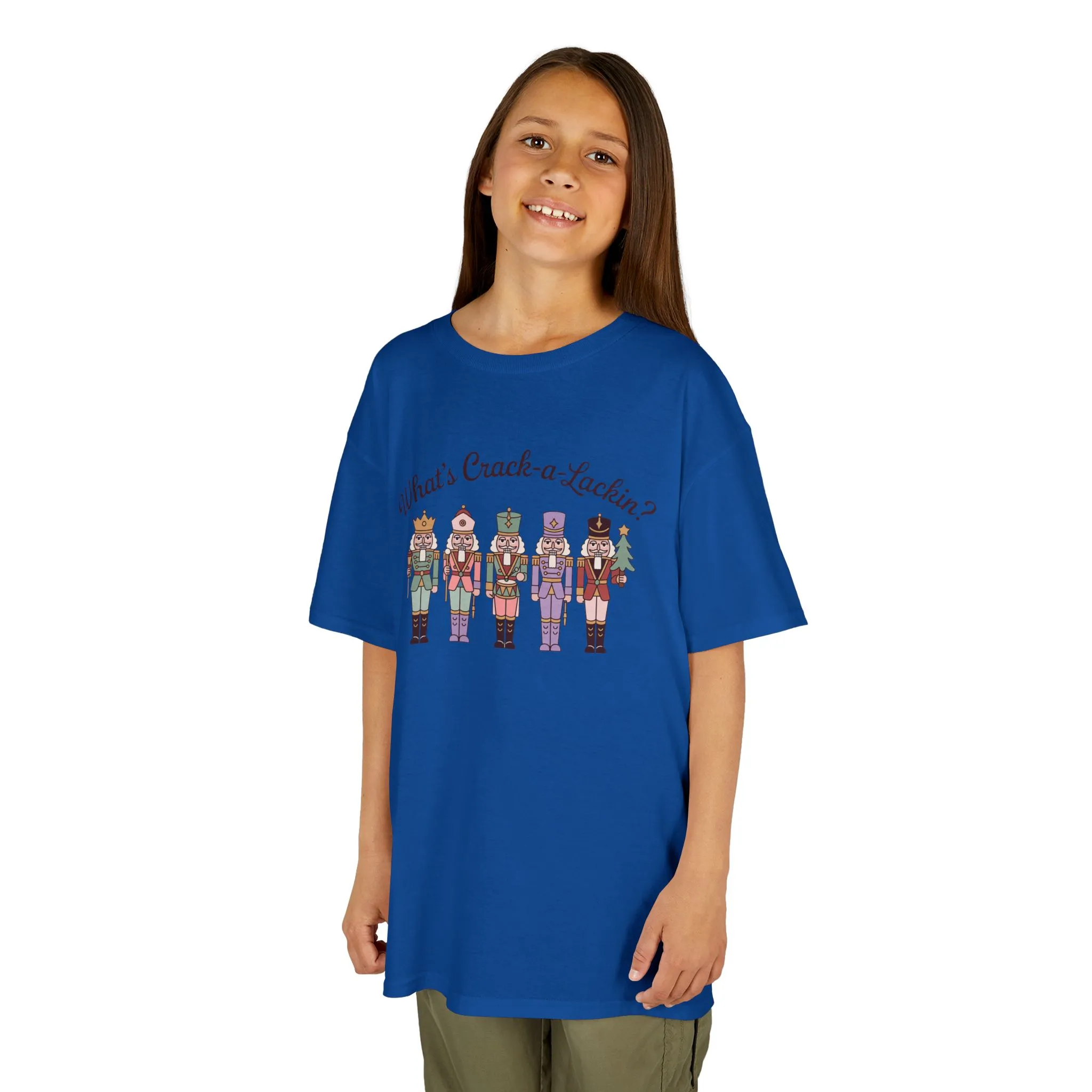 What's Crack-a-Lackin? Girls Christmas T-Shirt, Cute Nutcracker Squad Tee, Mom - Daughter Family Match Outfit - Image 12