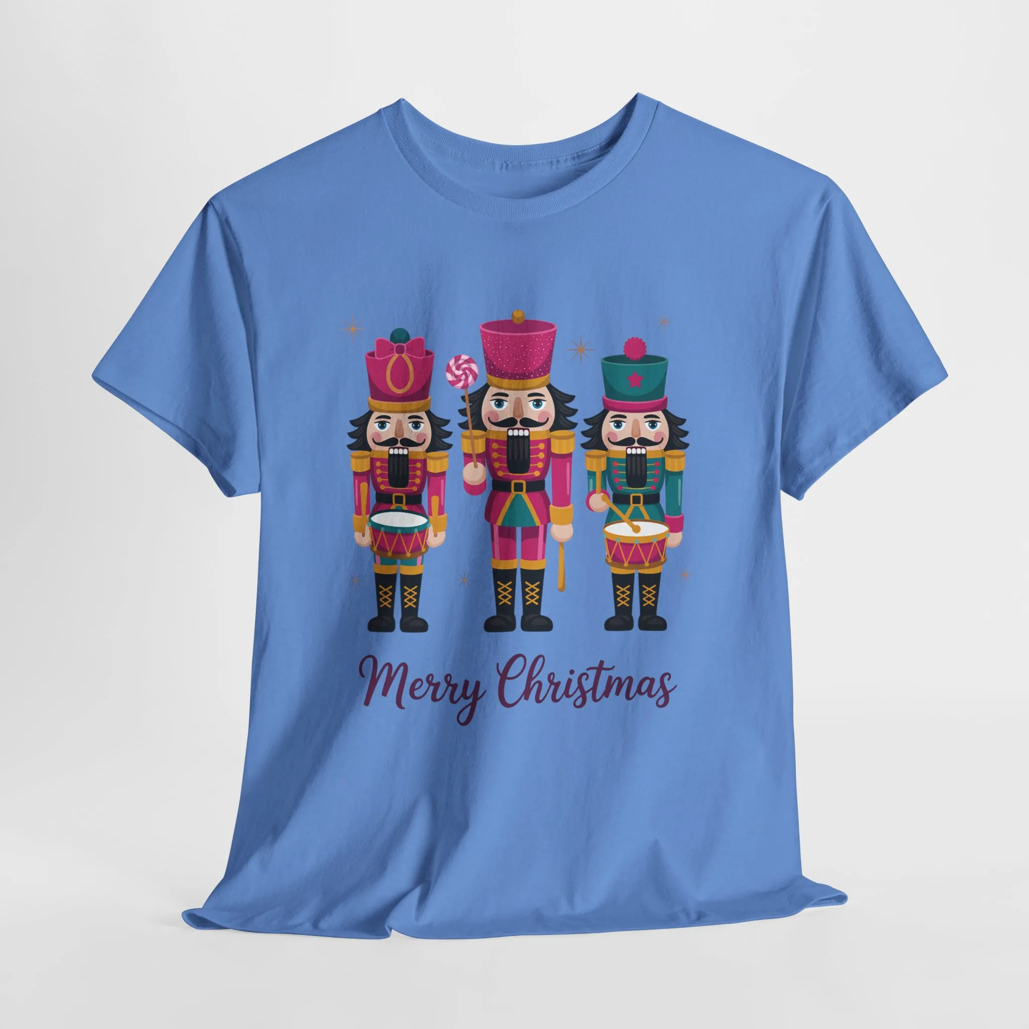 Three Nutcrackers Women's Christmas T-Shirt, Classic Holiday Tee, Mom - Daughter Family Match Christmas Outfit - Image 13