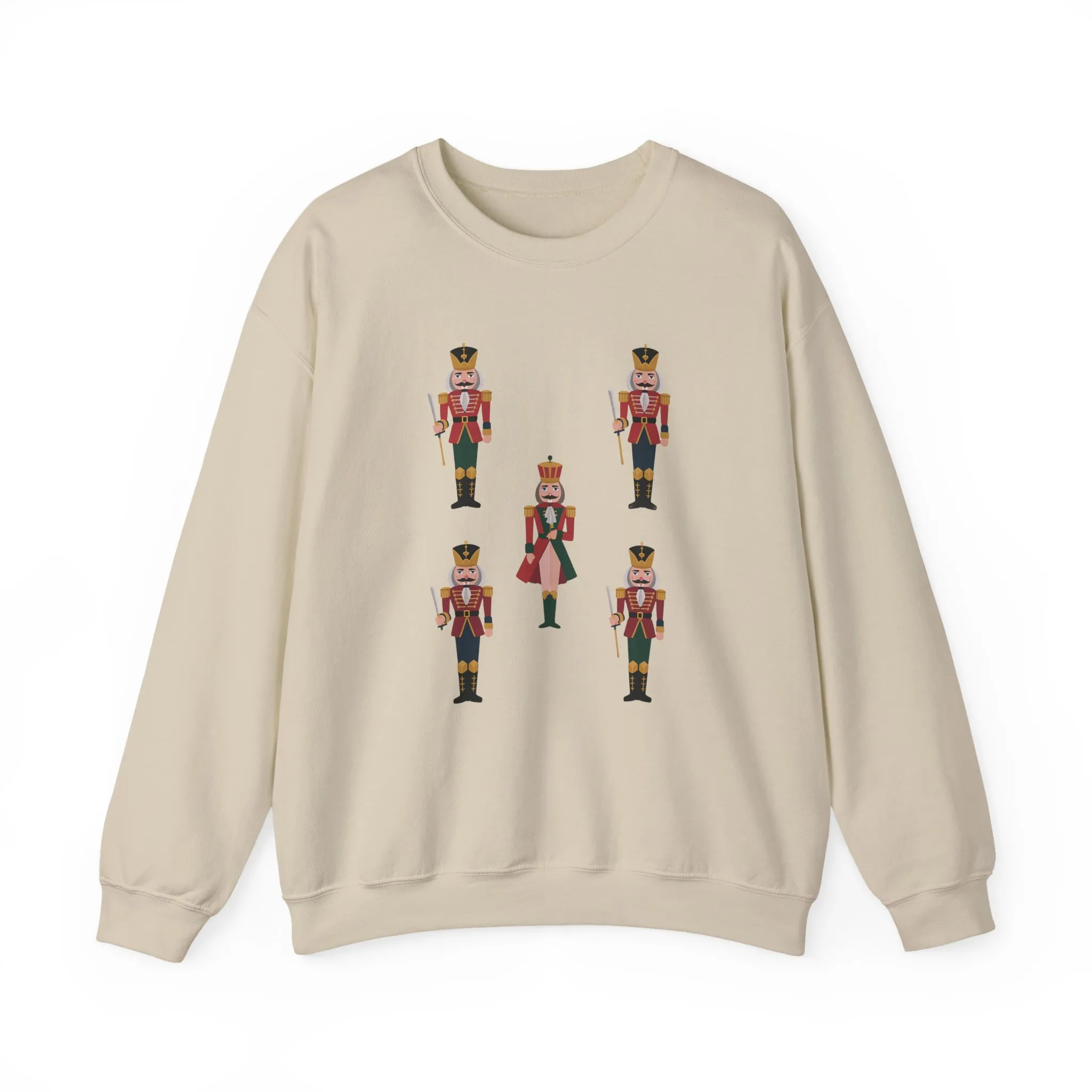 Nutcracker Royal Guard Men's Christmas Sweatshirt, Classic Holiday Sweater, Family - Partner Match Outfit - Image 4