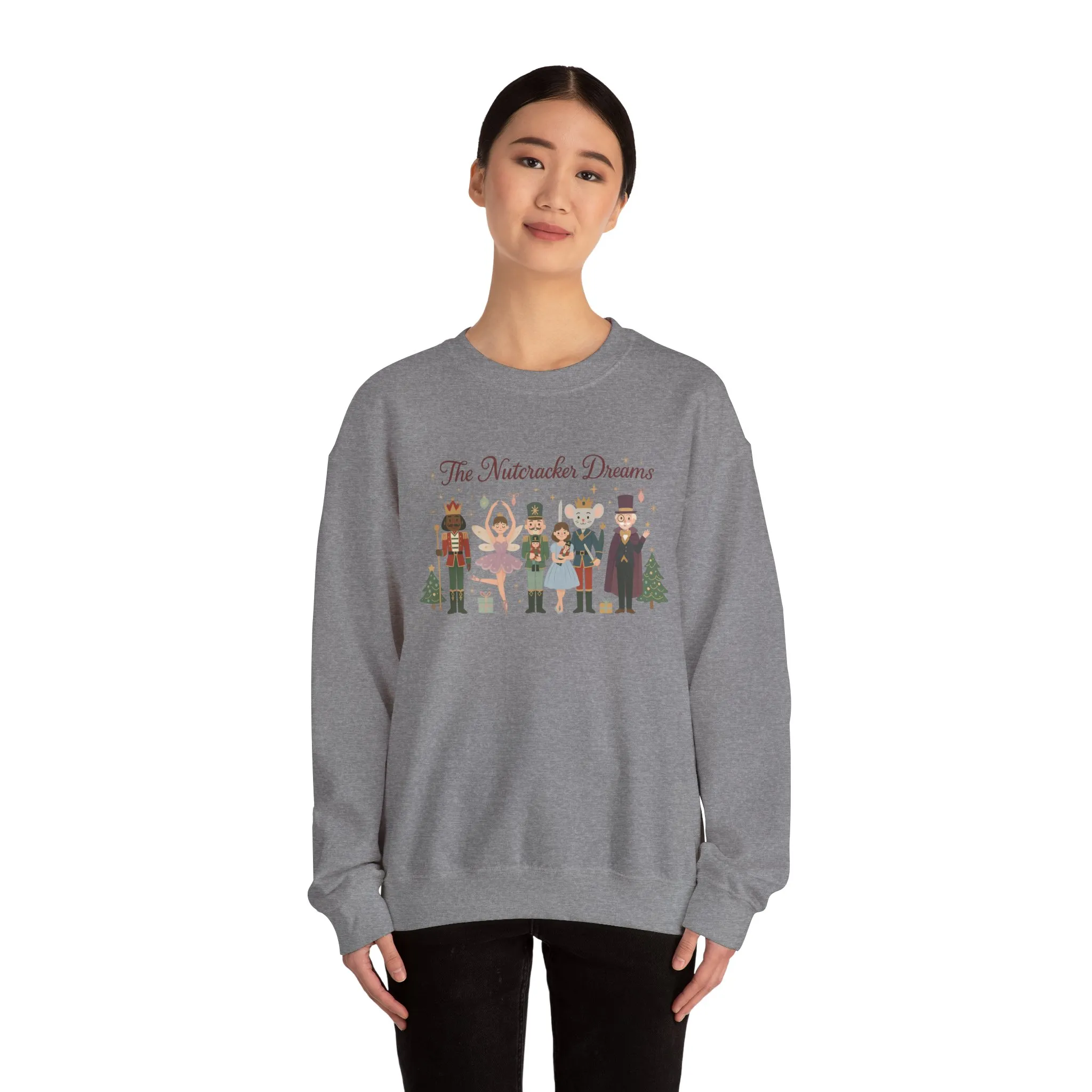 The Nutcracker Dreams Women's Christmas Sweatshirt, Cozy Holiday Sweater, Family - Partner Match Collection - Image 8