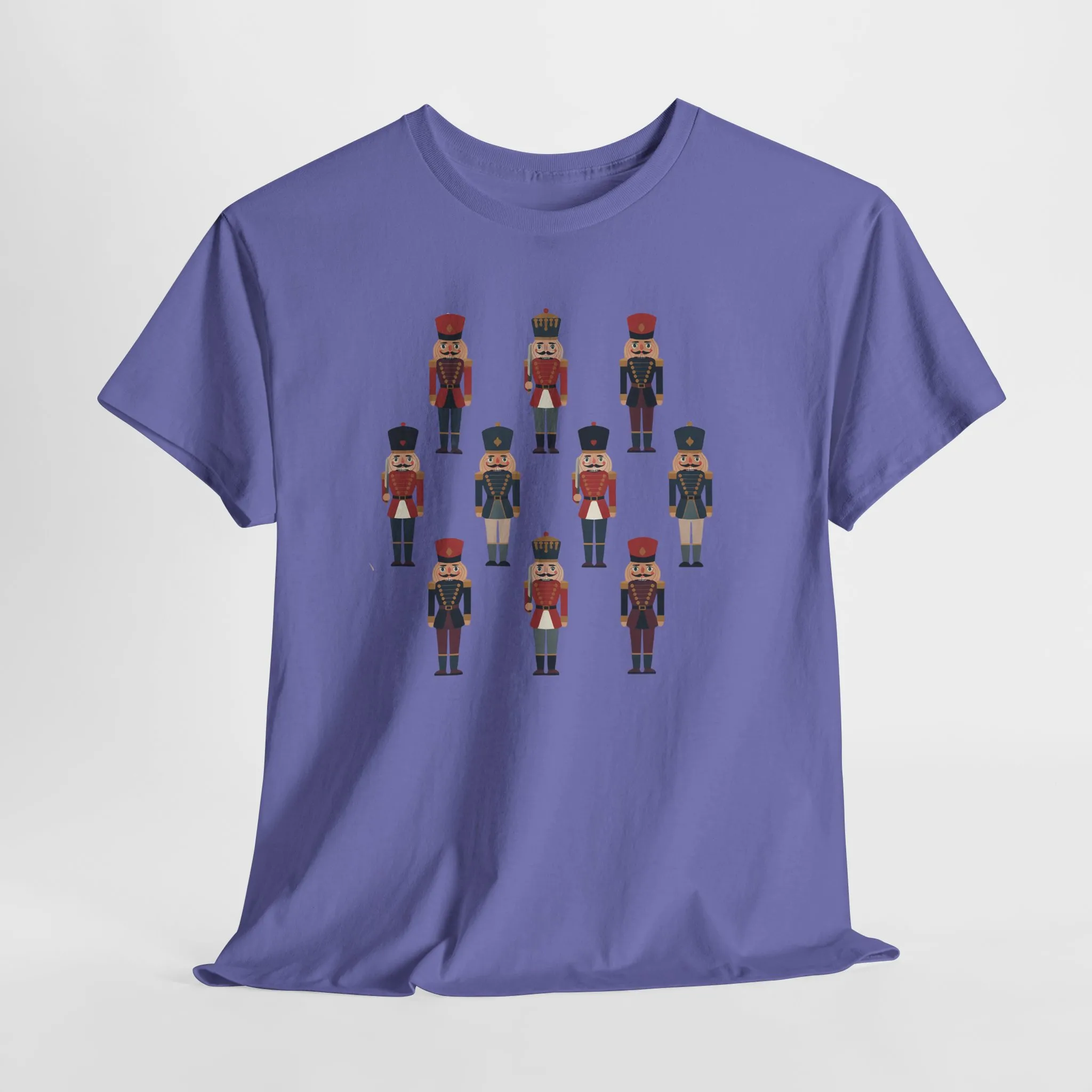 Nutcracker Soldiers Women's Christmas T-Shirt, Classic Holiday Tee, Family - Partner Match Outfit - Image 20