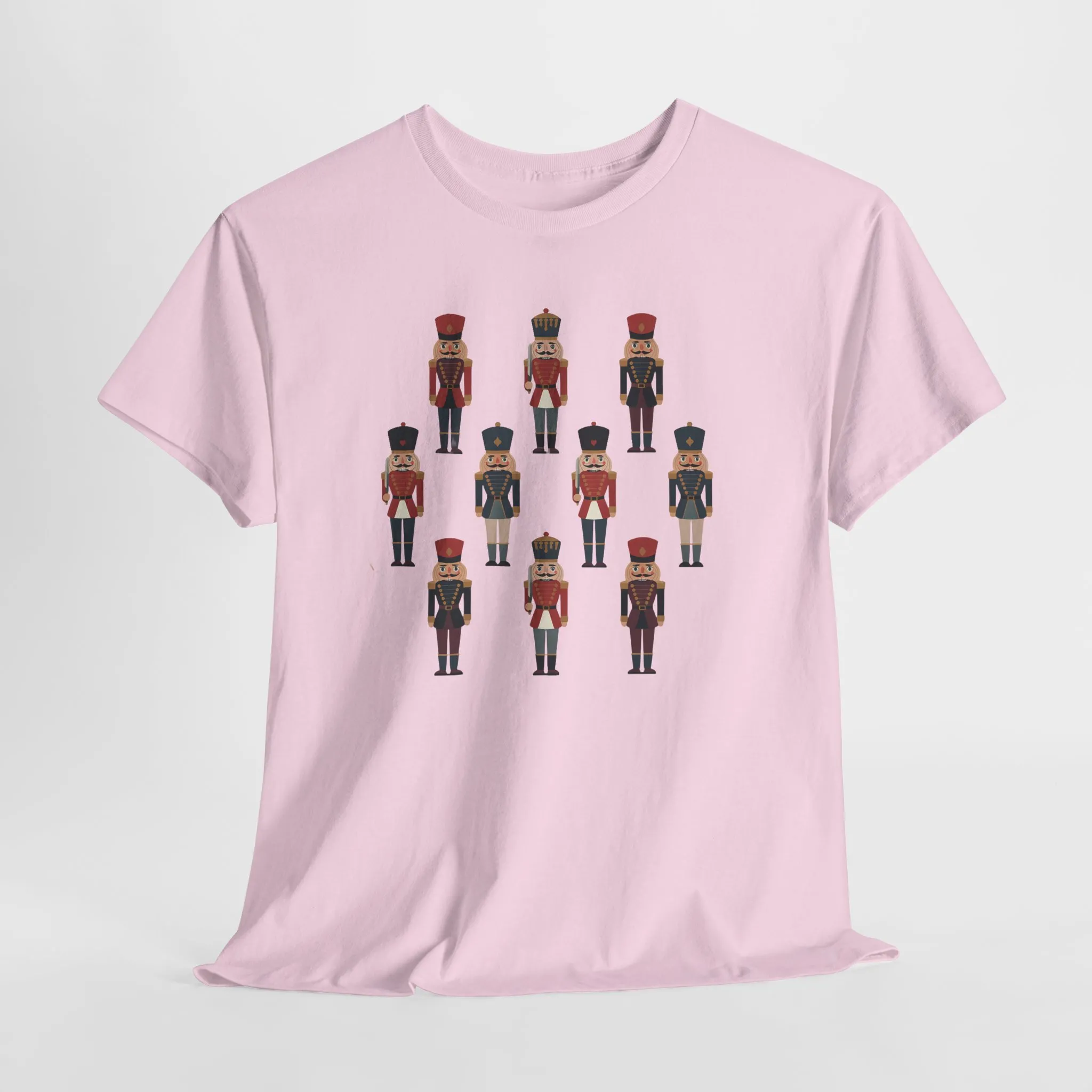 Nutcracker Soldiers Women's Christmas T-Shirt, Classic Holiday Tee, Family - Partner Match Outfit - Image 2