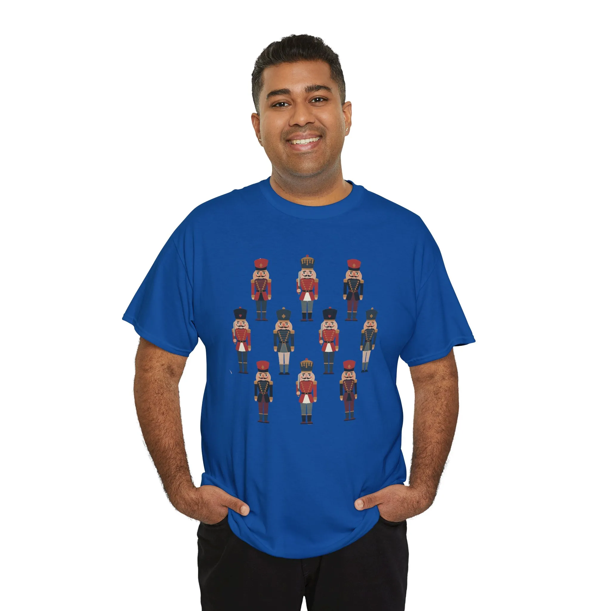 Nutcracker Soldiers Men's Christmas T-Shirt, Classic Holiday Tee, Family - Partner Match Outfit - Image 21