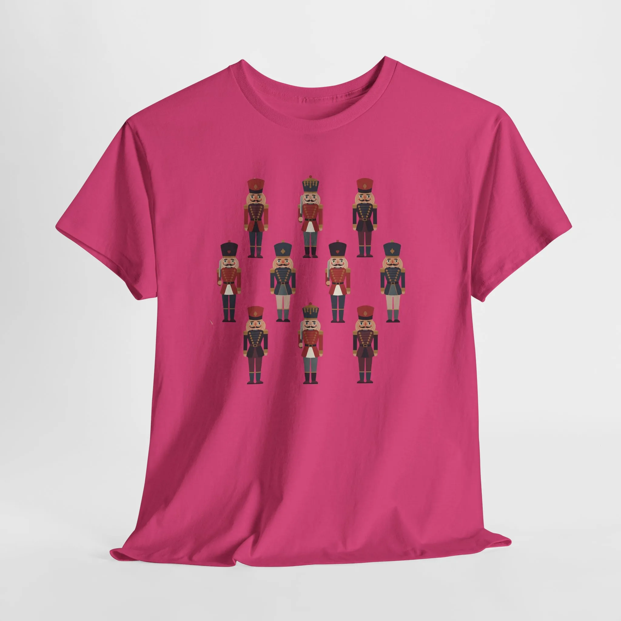 Nutcracker Soldiers Women's Christmas T-Shirt, Classic Holiday Tee, Family - Partner Match Outfit - Image 23