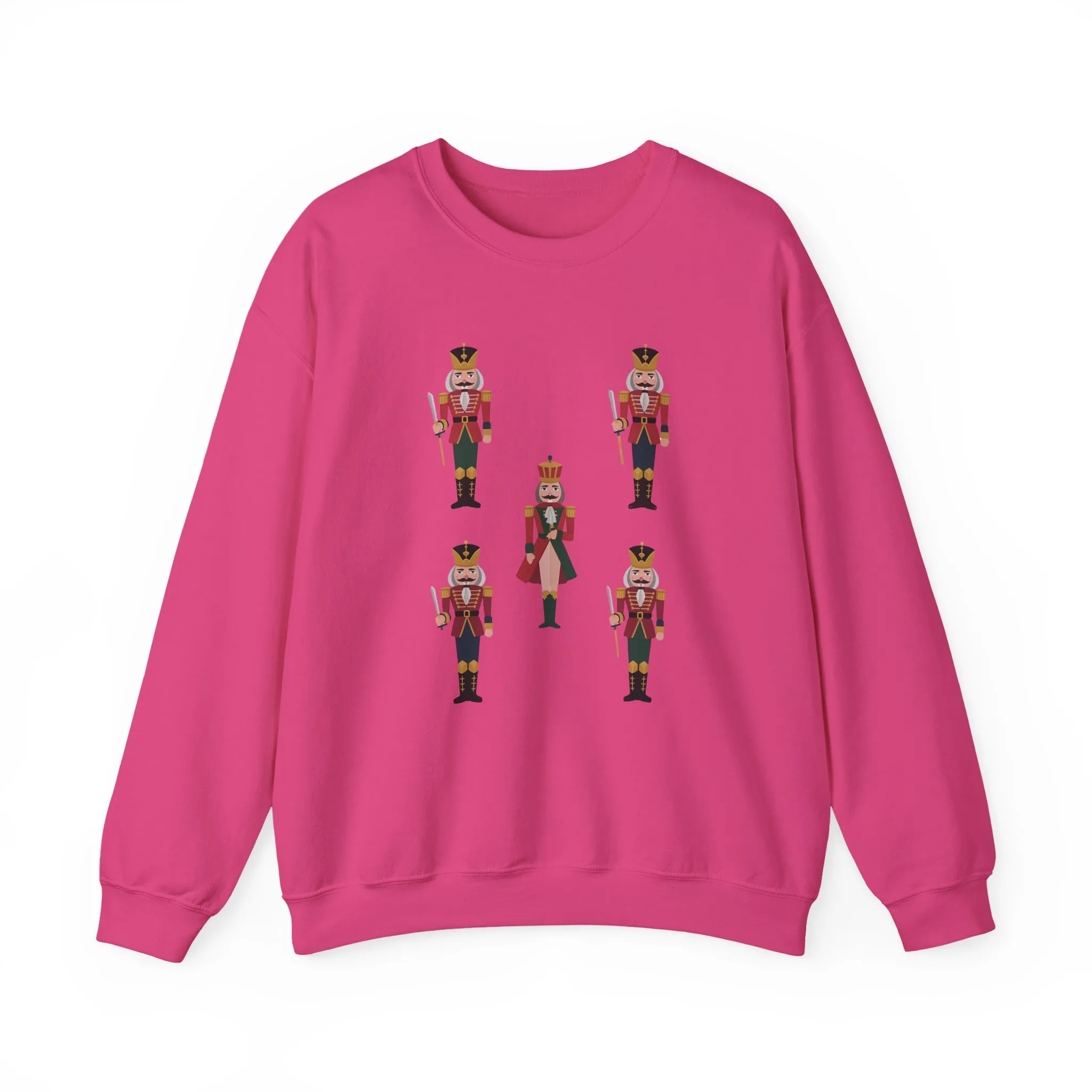 Nutcracker Royal Guard Women's Christmas Sweatshirt, Cozy Holiday Sweater, Family - Partner Match Outfit - Image 22