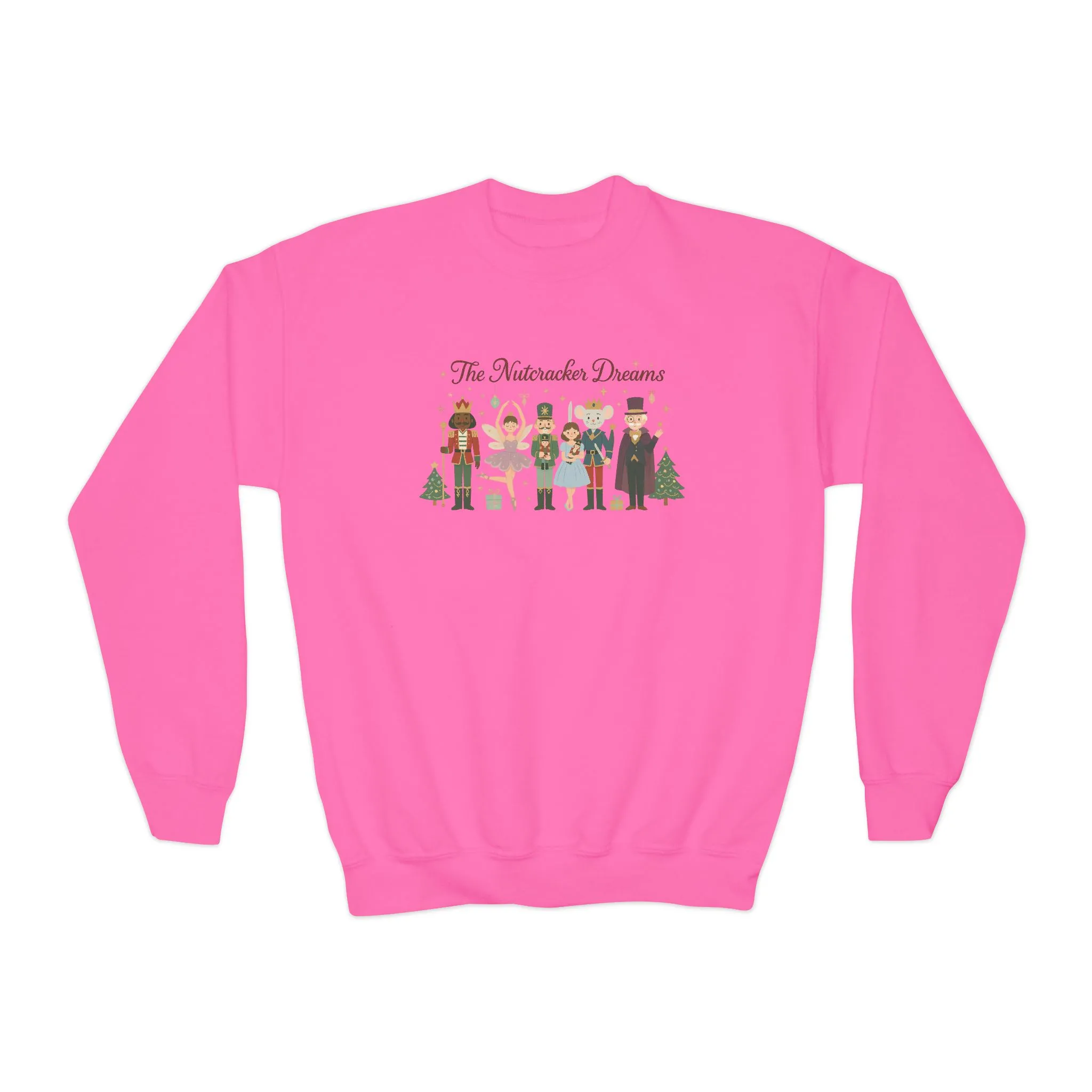 The Nutcracker Dreams Girls Christmas Sweatshirt, Cozy Holiday Sweater, Family - Partner Match Collection - Image 2