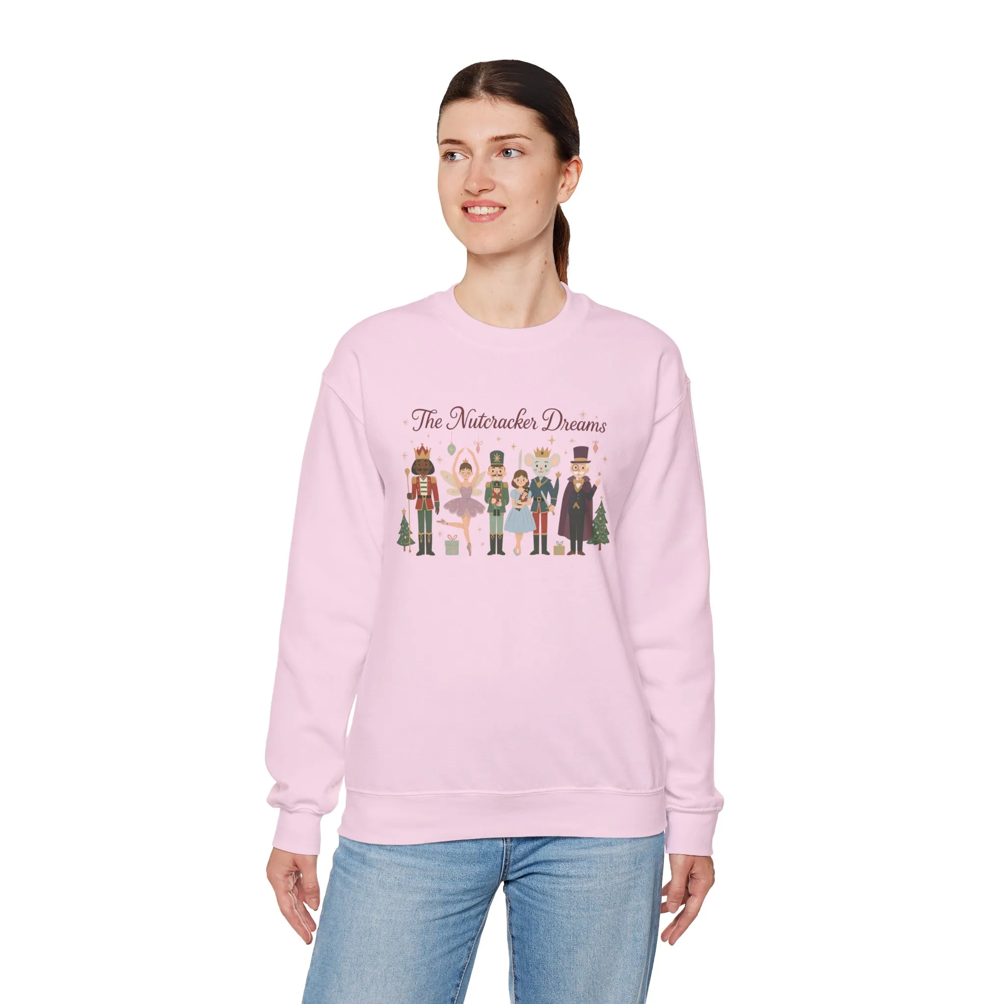 The Nutcracker Dreams Women's Christmas Sweatshirt, Cozy Holiday Sweater, Family - Partner Match Collection